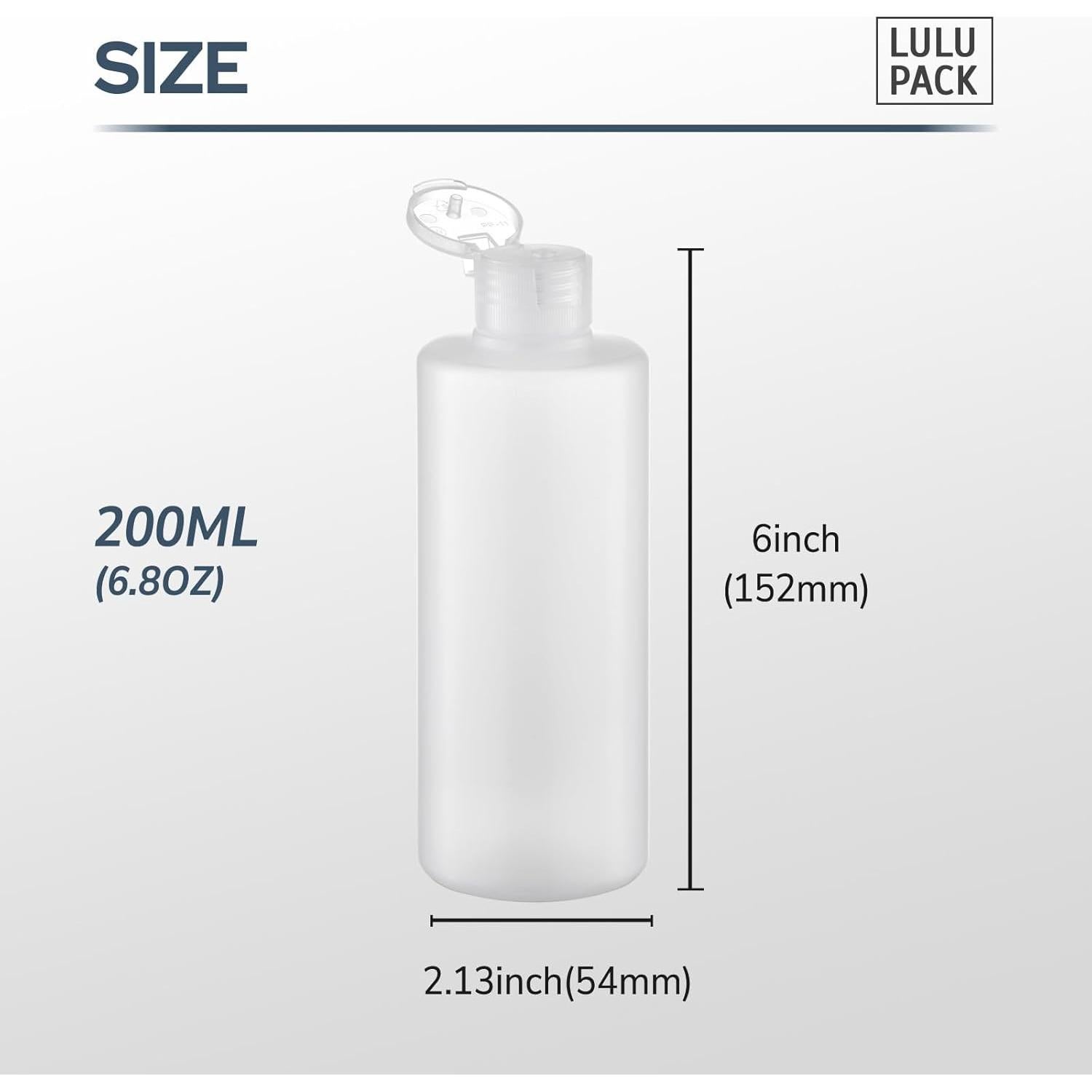 Botellas de Viaje Lulupack 18 ml Reutilizables A Prueba de Fugas