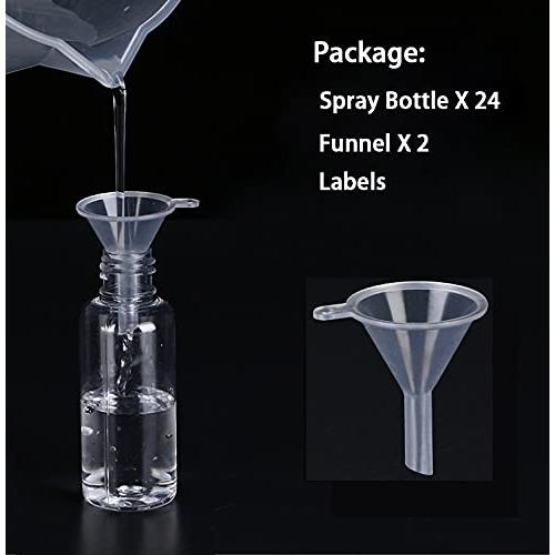 Set de 24 Botellas de Spray TINFO 50ml Reutilizables