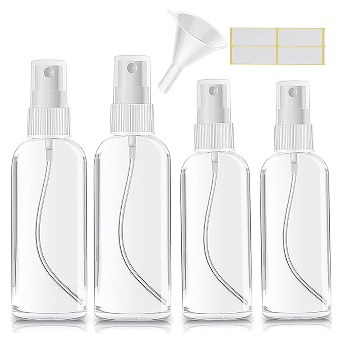 Botellas de Spray Plásticas Xolaawa 4 Piezas 30ml y 50ml