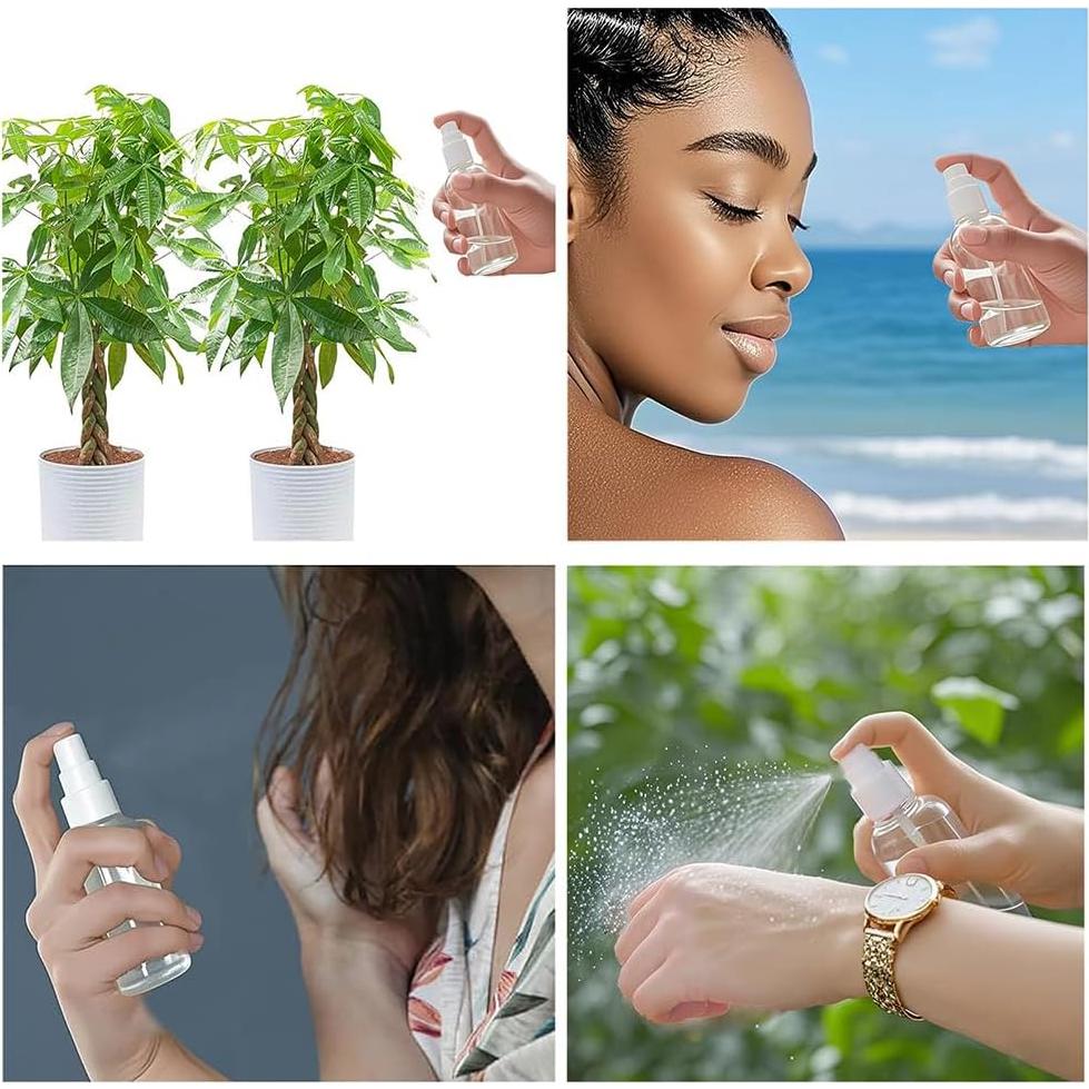 Botellas de Spray Plásticas Xolaawa 4 Piezas 30ml y 50ml