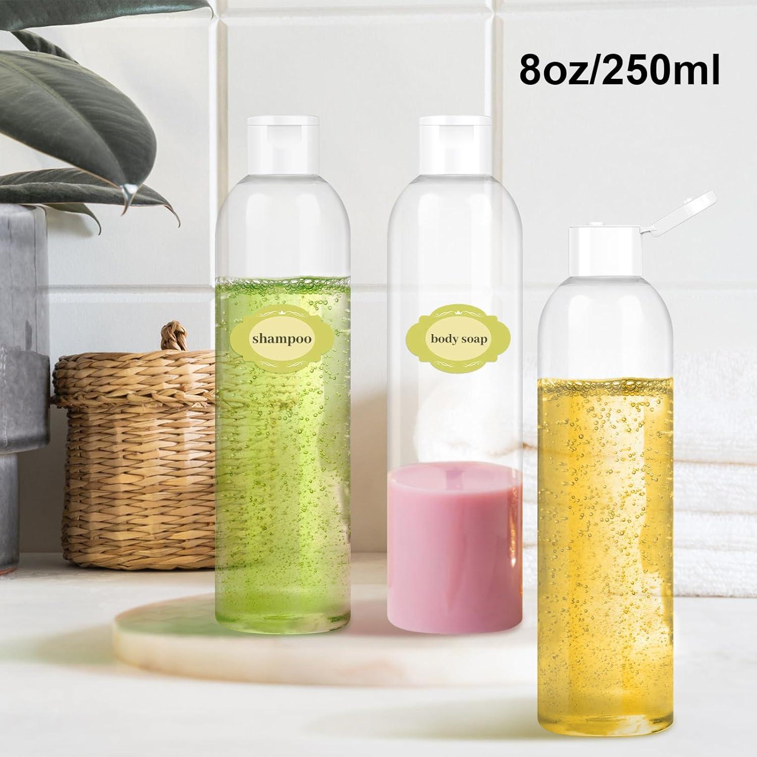 Paquete de 2 Botellas de Viaje Neendohome 250 ml a Prueba de Fugas