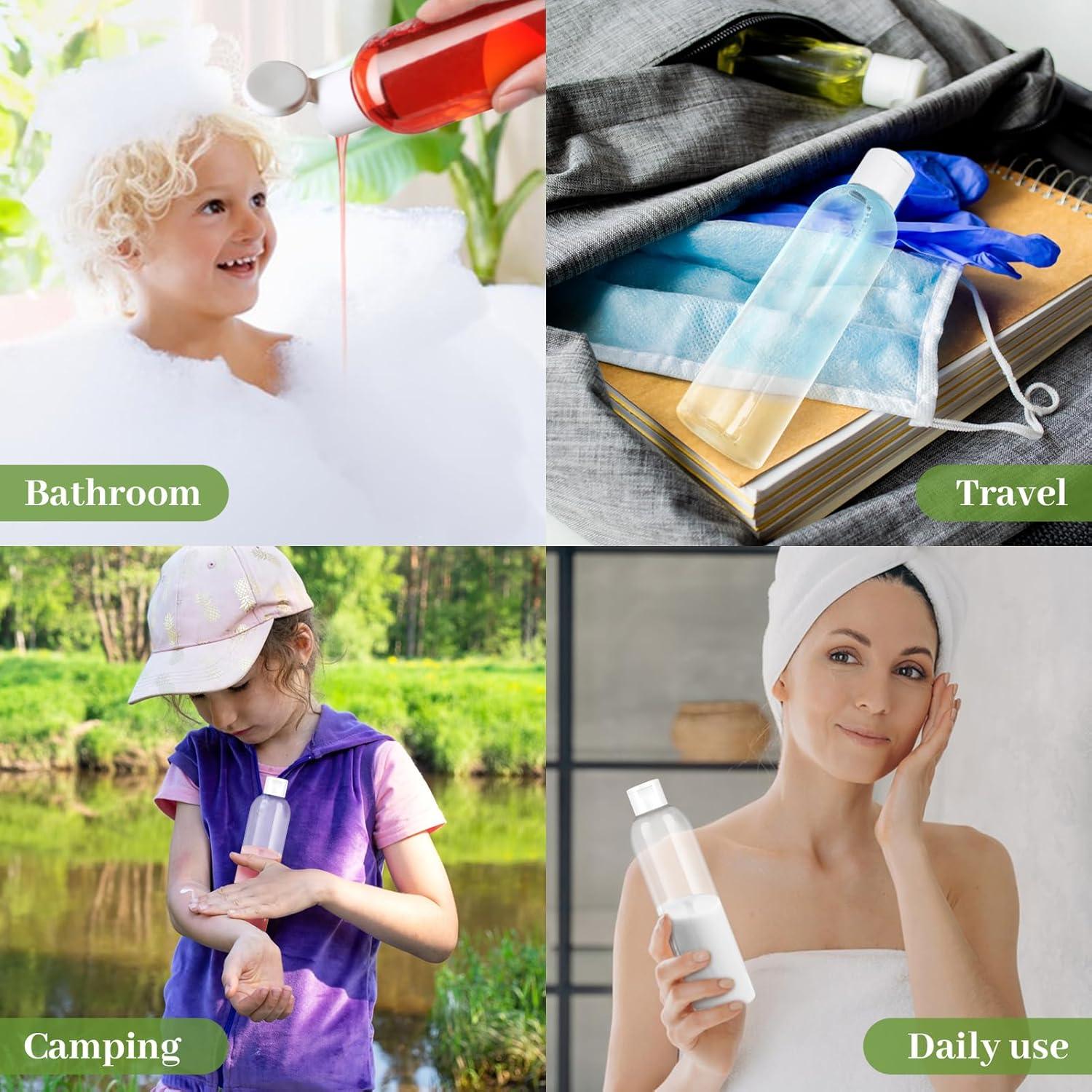 Paquete de 2 Botellas de Viaje Neendohome 250 ml a Prueba de Fugas