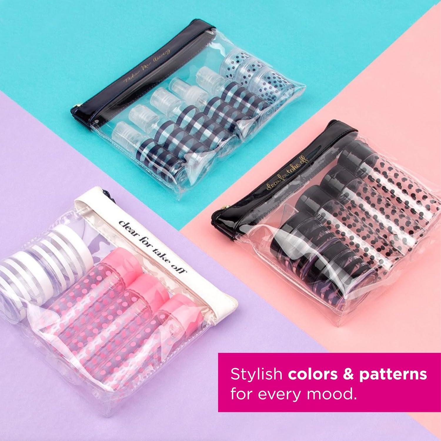 Kit de Aseo de Viaje Miamica 12 Piezas Aprobado por TSA