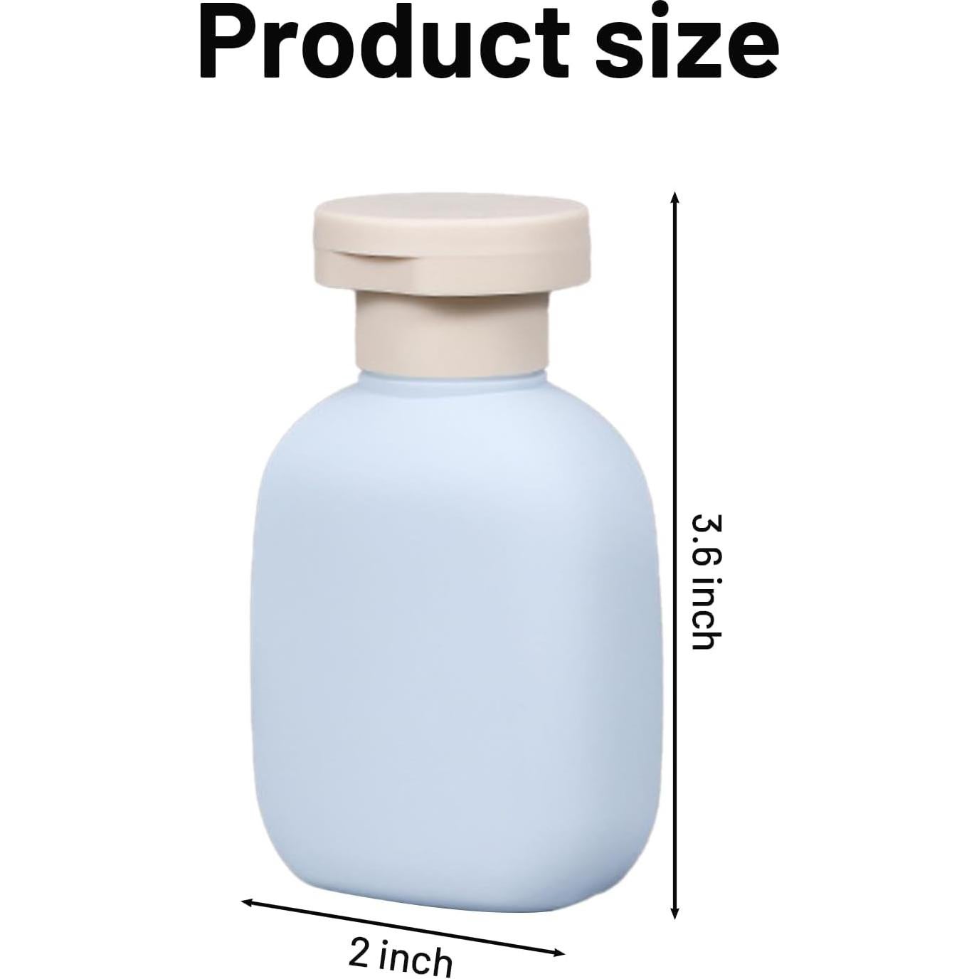 Set de 3 Botellas Reutilizables 100 ml para Viaje Genérico