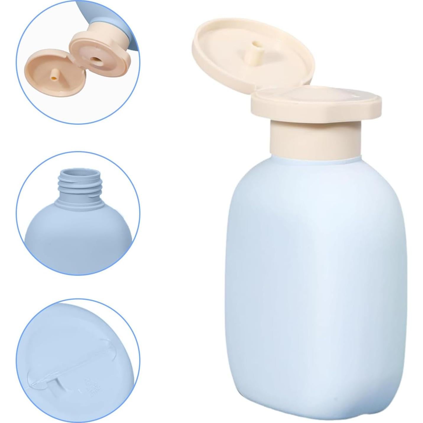 Set de 3 Botellas Reutilizables 100 ml para Viaje Genérico