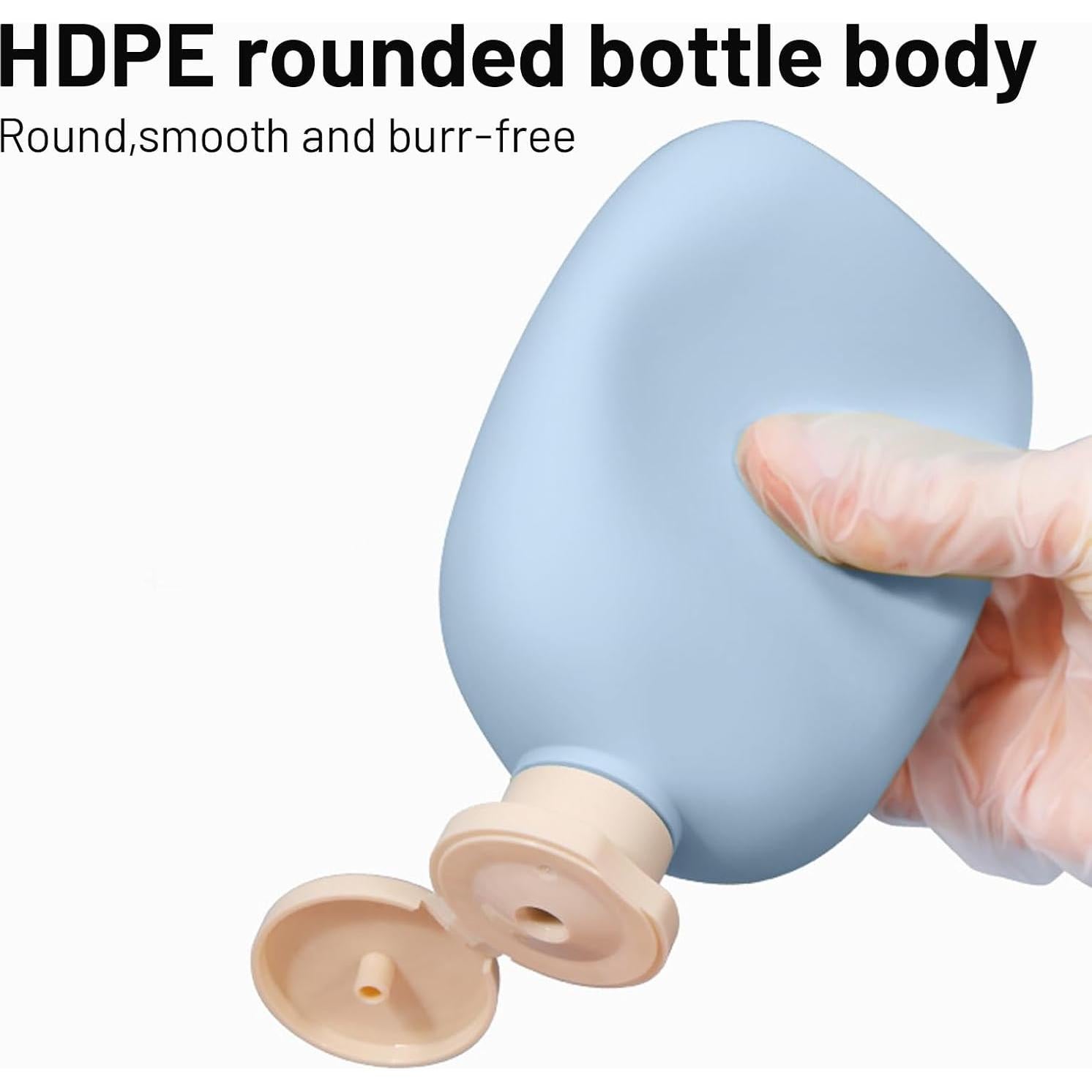 Set de 3 Botellas Reutilizables 100 ml para Viaje Genérico