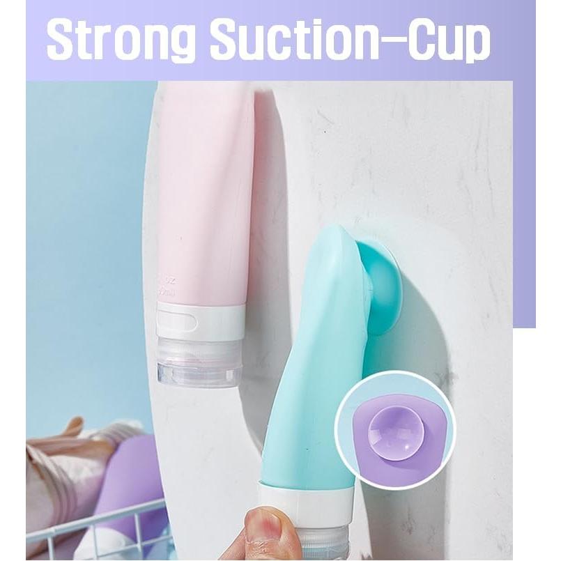 Juego de Botellas de Viaje Frachael 9 Piezas 85ml Silicona BPA Libre