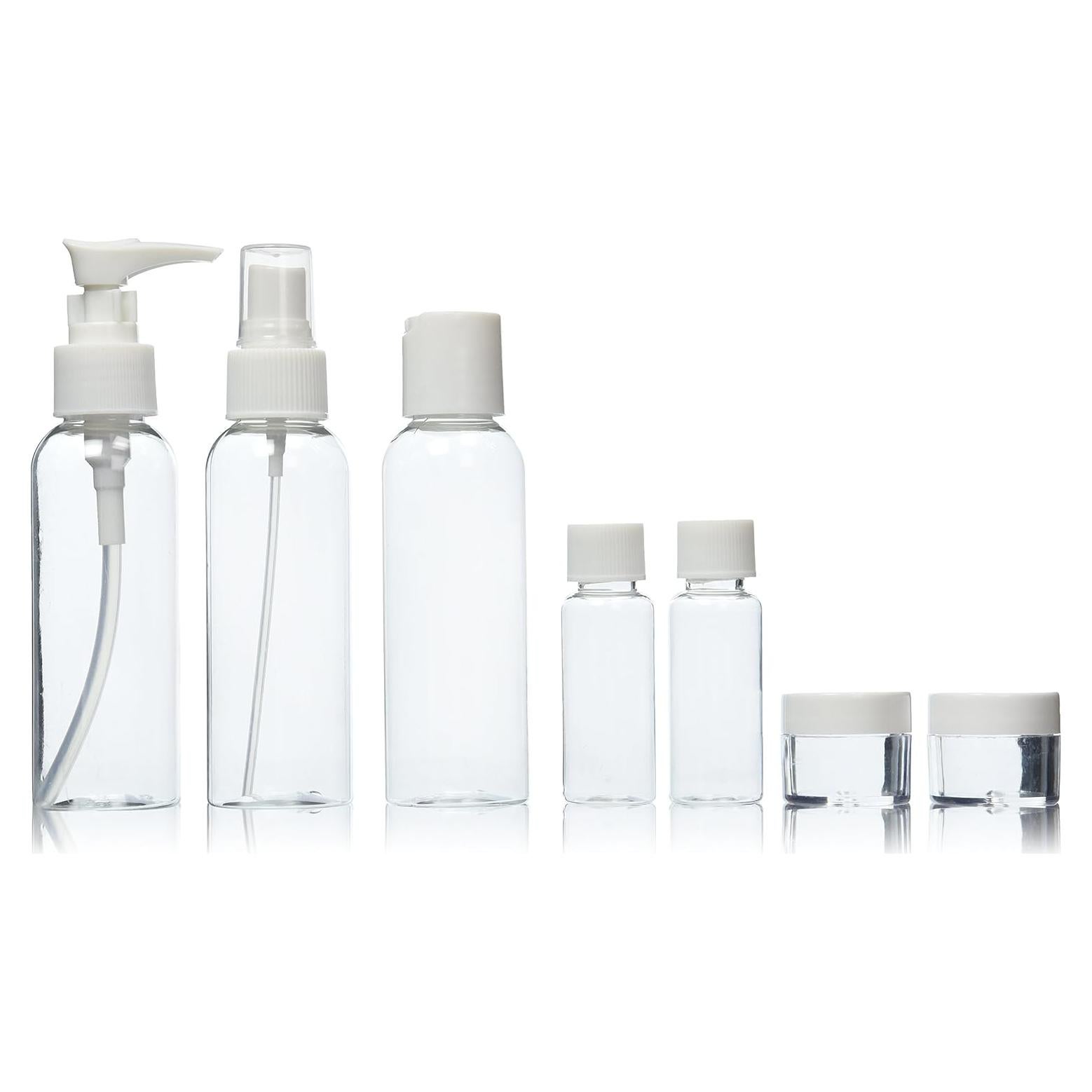 Juego de Botellas de Viaje Soft 'N Style 7 Piezas