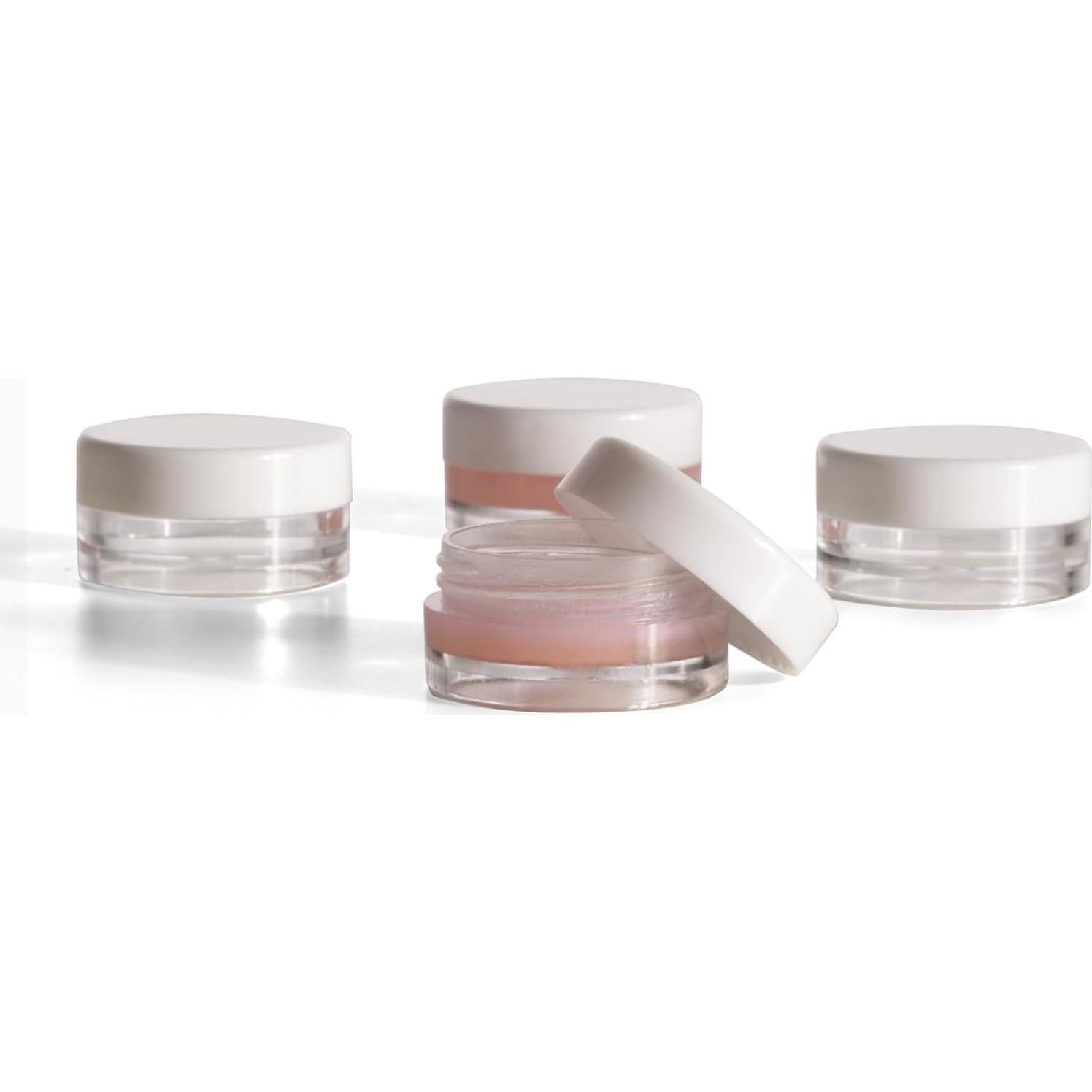 Set de Mini Envases Cosméticos VESSARA - 4 Botellas, 4 Tubos, 4 Tarros, 4 Sprays