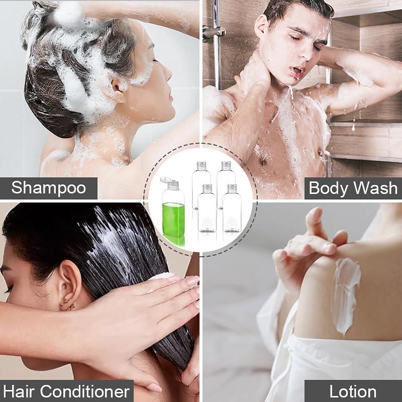 Botellas de Viaje 100ml Kitchen GIMS a Prueba de Fugas (5 Pzs)