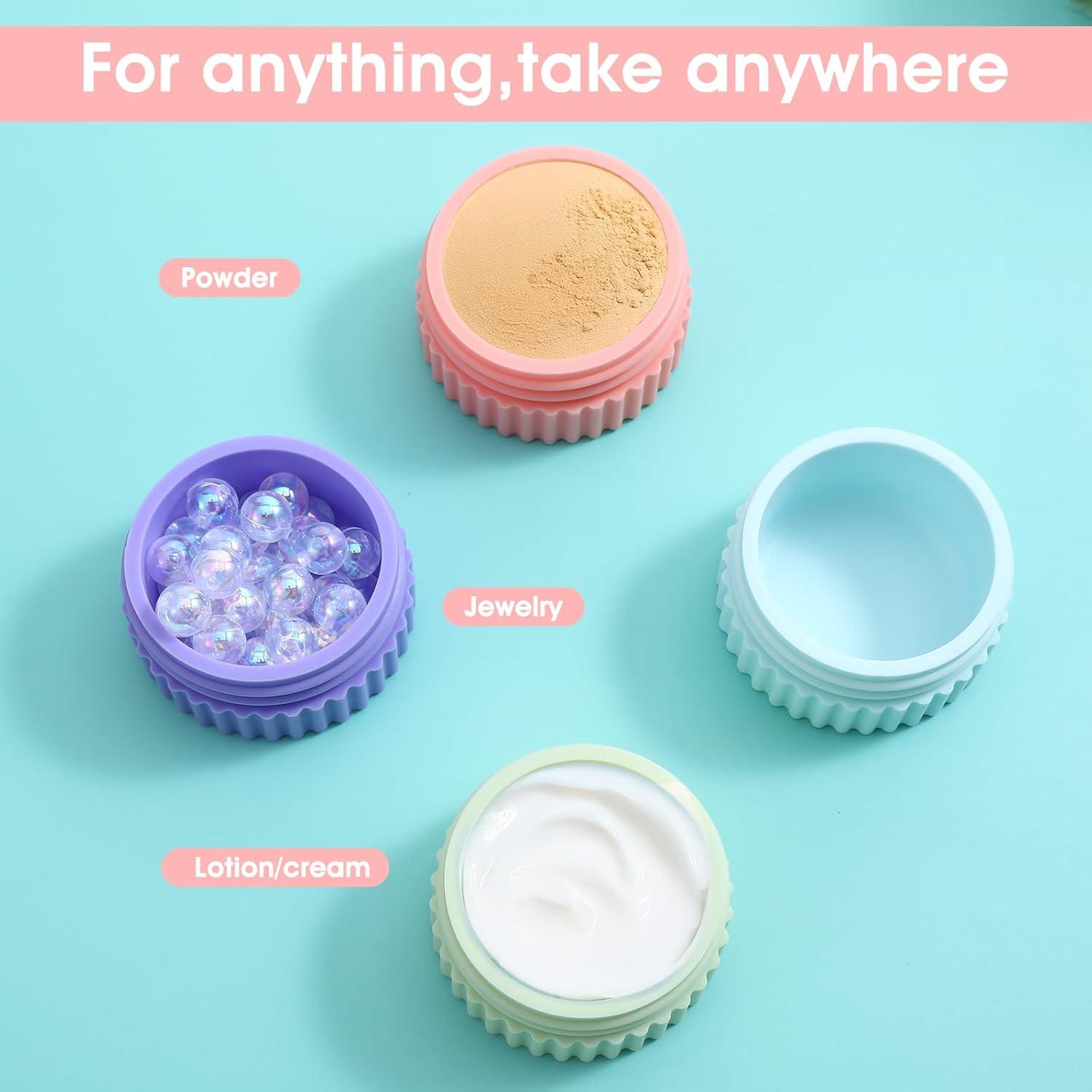 Set 4 Contenedores de Silicona para Viaje Guduling 20ml