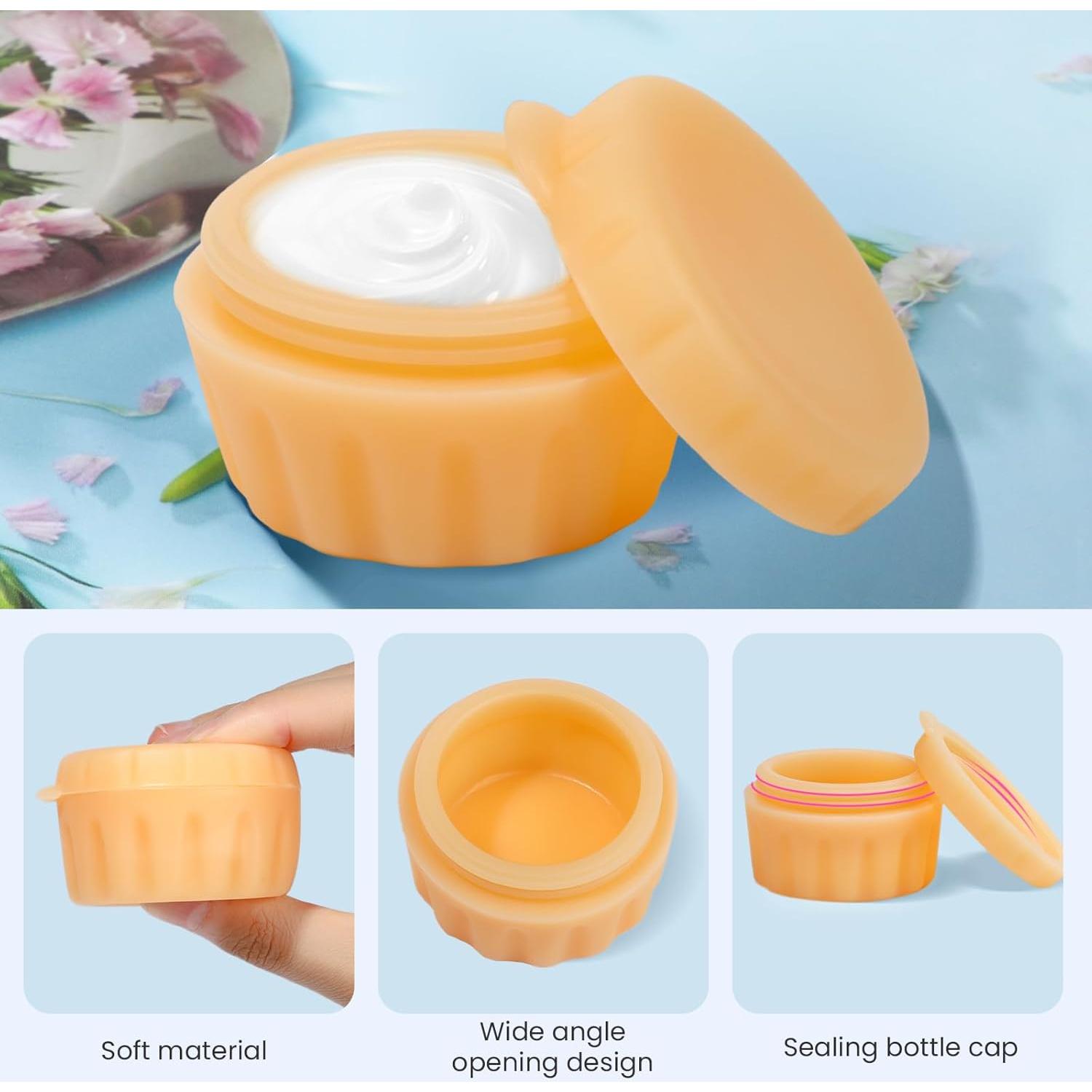 Tarros de Silicona RONRONS 20ml a Prueba de Fugas - 4 Unidades