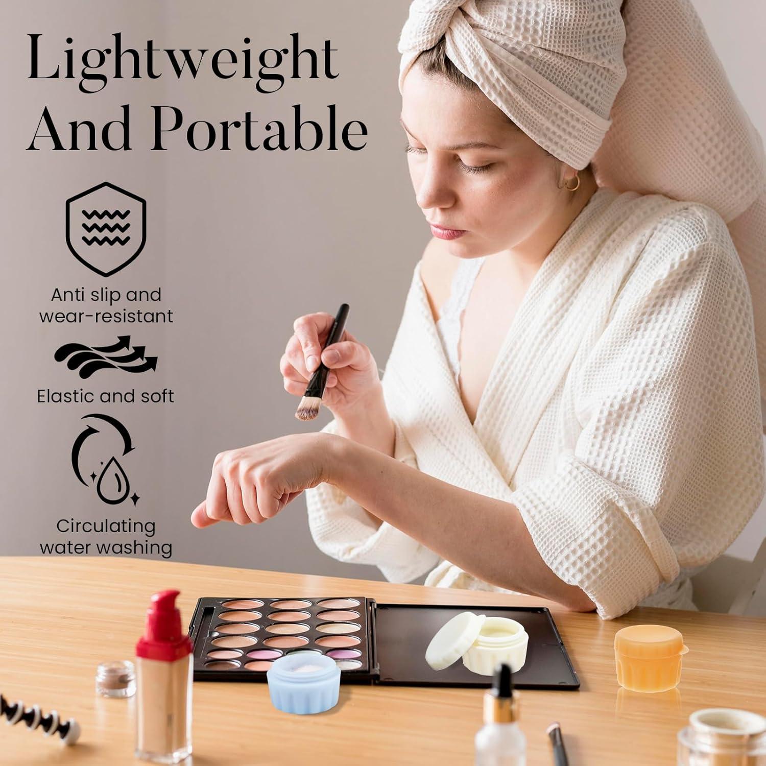 Tarros de Silicona RONRONS 20ml a Prueba de Fugas - 4 Unidades