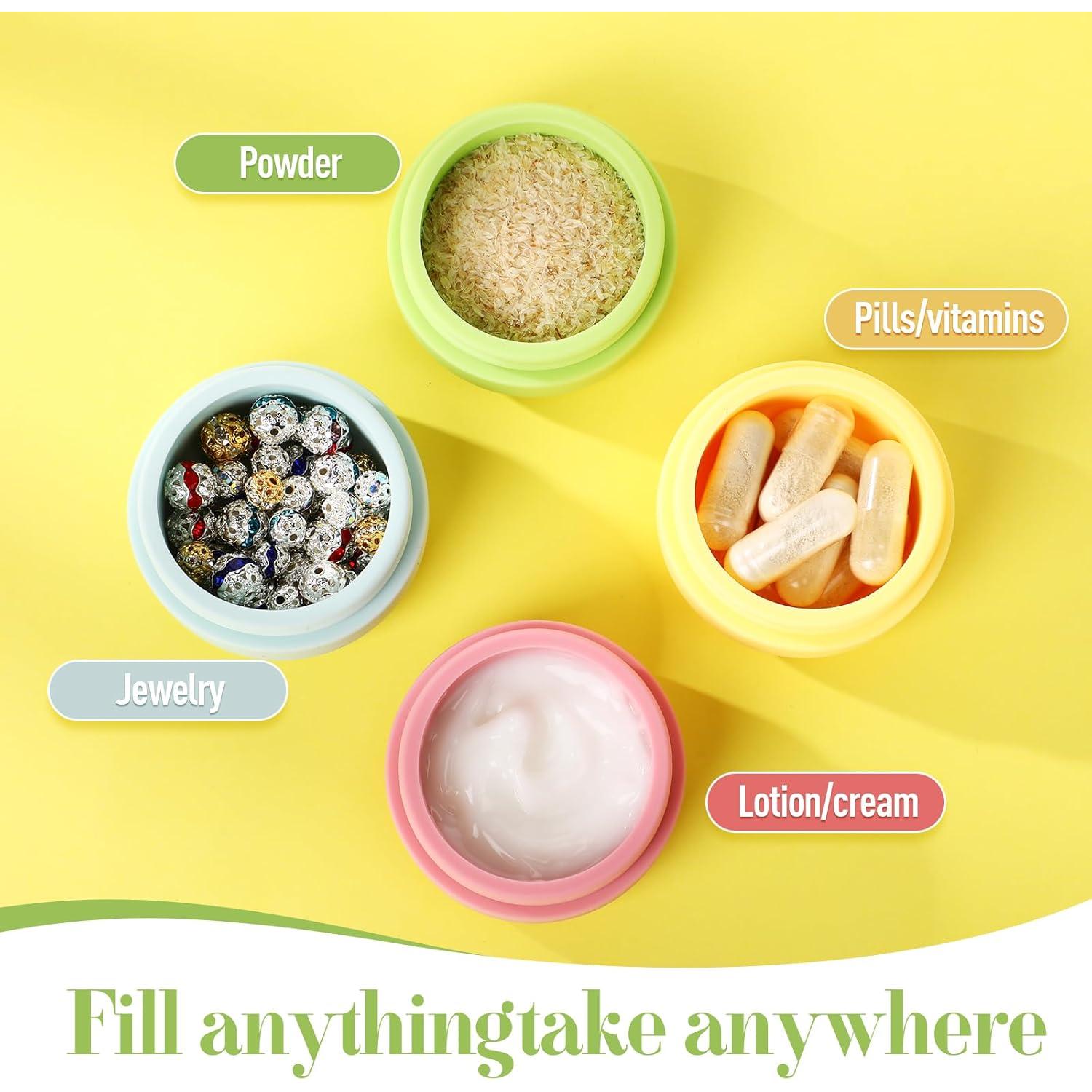 Contenedores de Viaje Maxcheck 4 Pcs Silicona 20 ml Multicolor