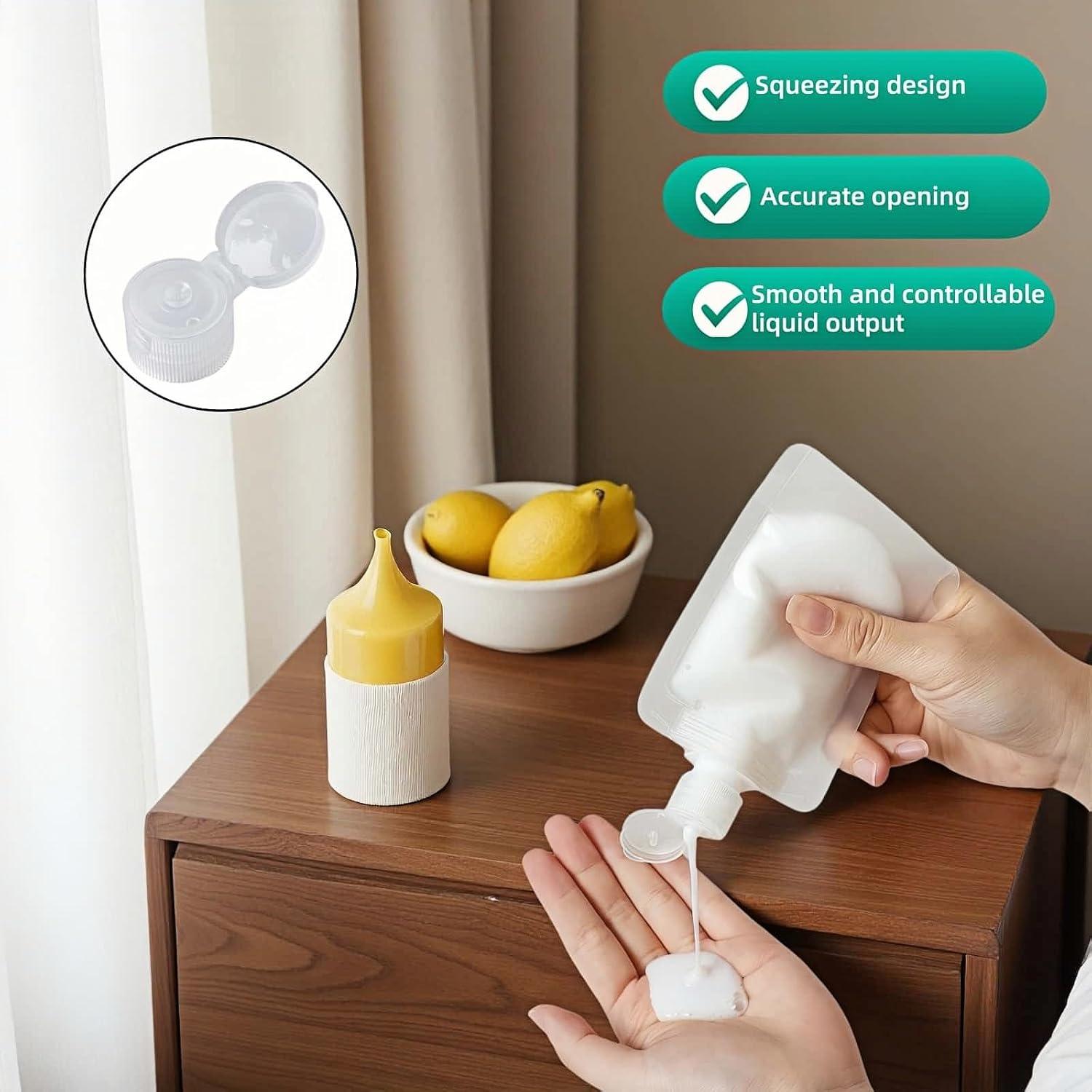 Kit de Botellas de Viaje Chinshwehaw 30ml/50ml/100ml a Prueba de Fugas