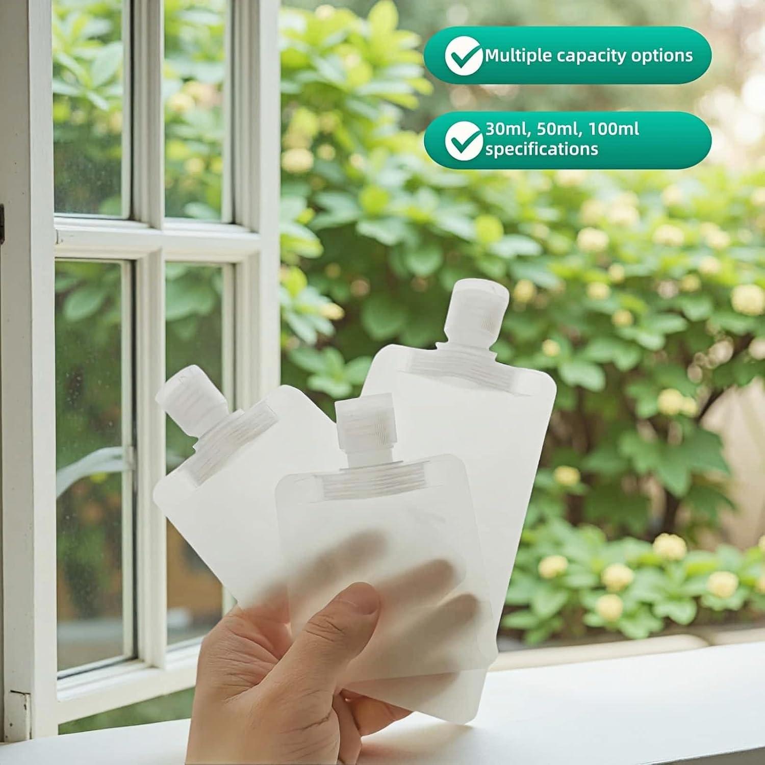 Kit de Botellas de Viaje Chinshwehaw 30ml/50ml/100ml a Prueba de Fugas