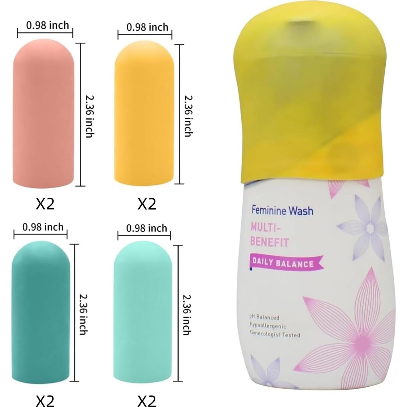 Cubiertas de Botellas de Silicona TRANOMOS - 10 Piezas Viaje