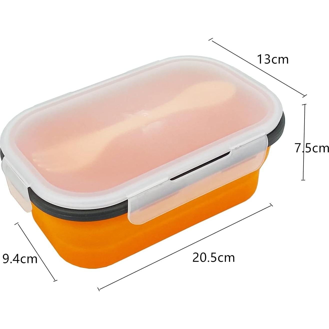 Contenedor de Almuerzo Colapsable CCyanzi 1000ml Silicona