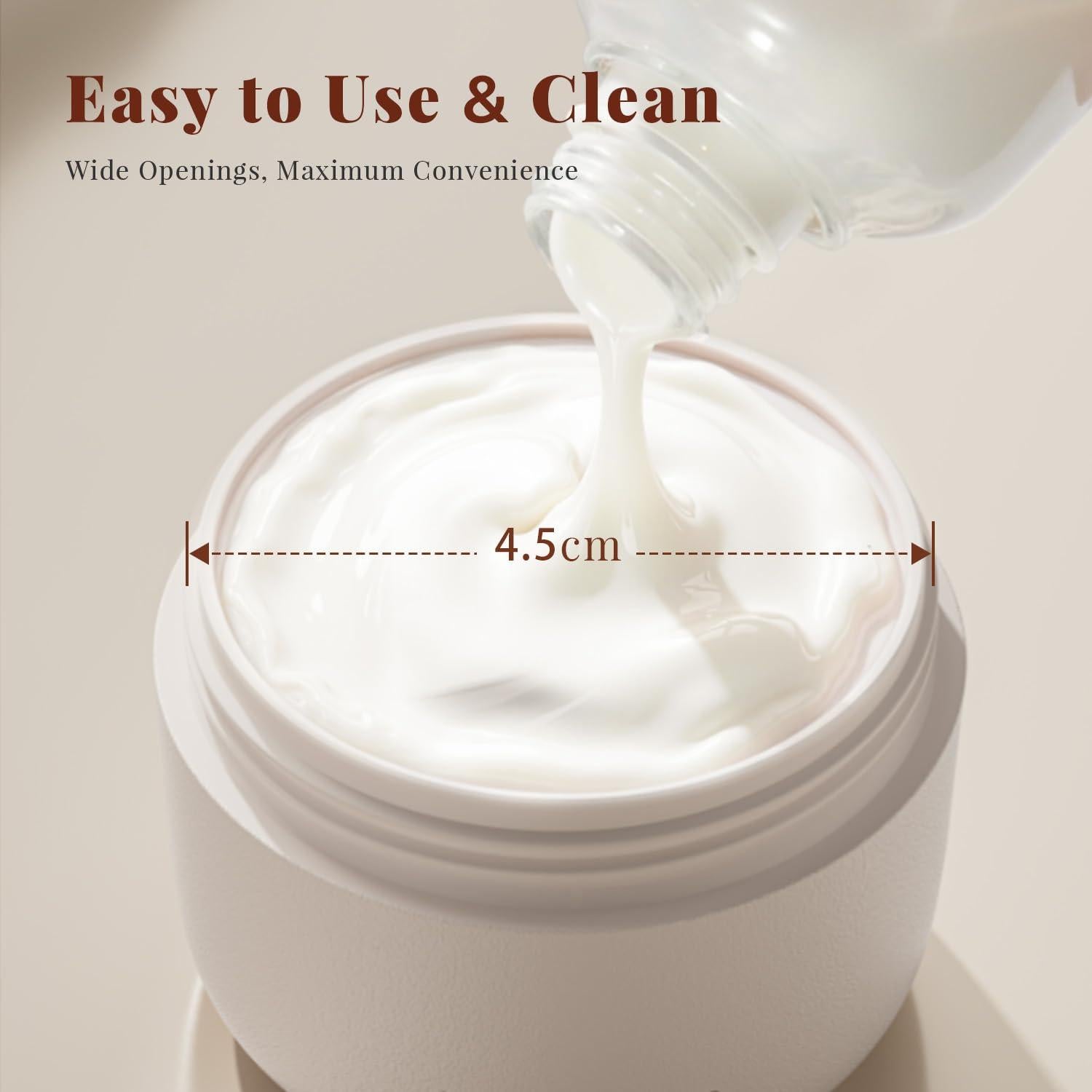 Juego de Tarros de Aseo de Viaje Trimcoo 30ml a Prueba de Fugas