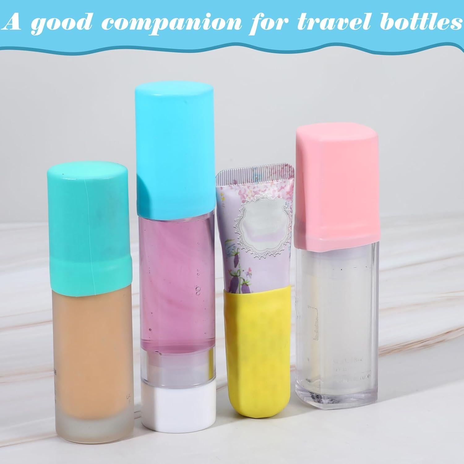 15 Fundas de Silicona Kifmurase para Botellas de Viaje