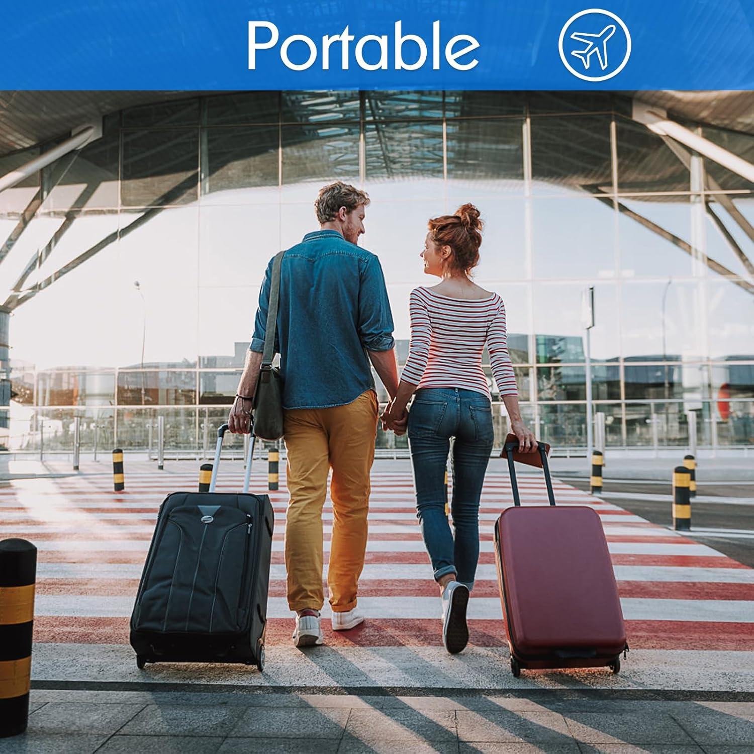 Juego de 4 Botellas de Viaje Reutilizables Chiegeguu 90ml