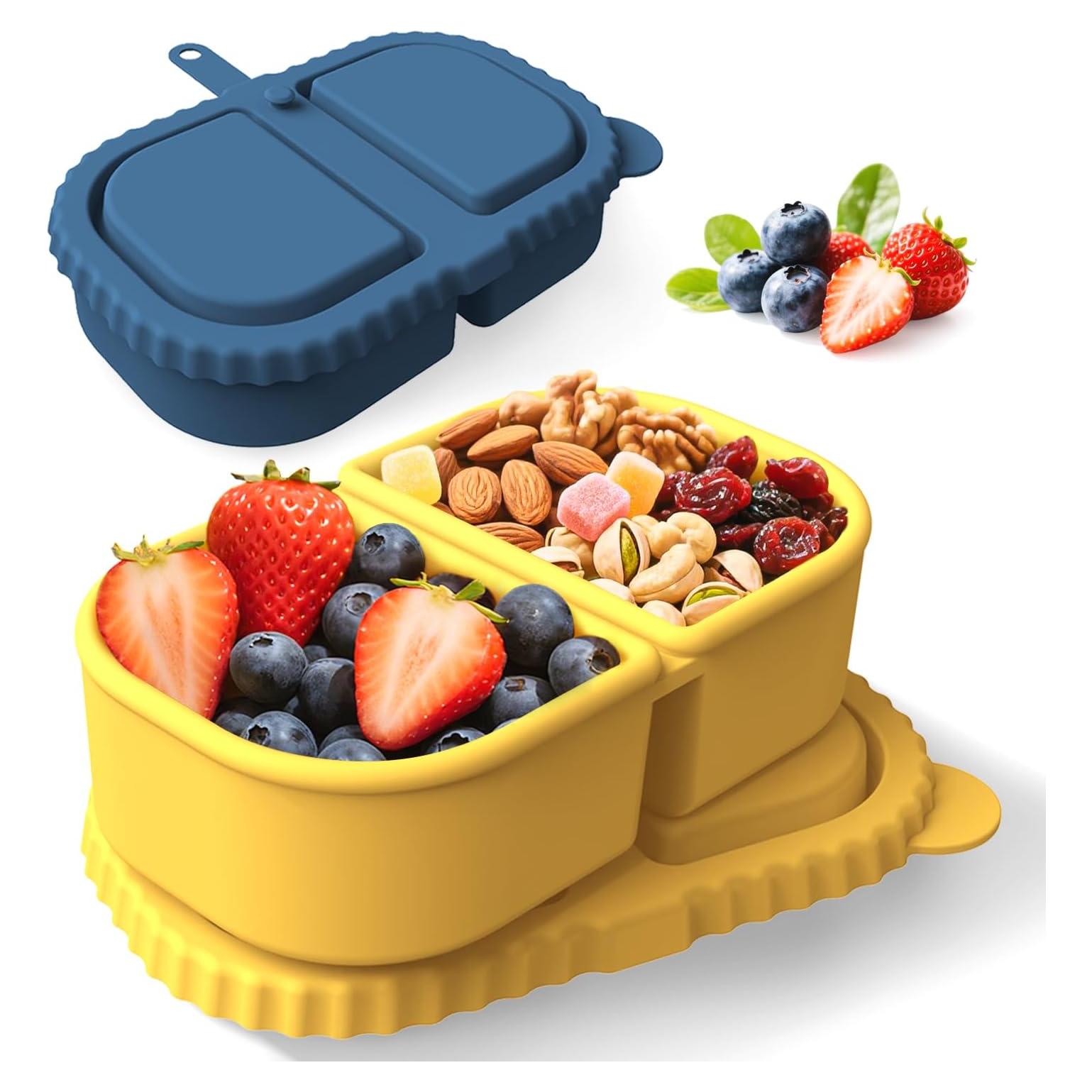 Recipientes de Silicona Reutilizables Xstronq 2 Compartimentos