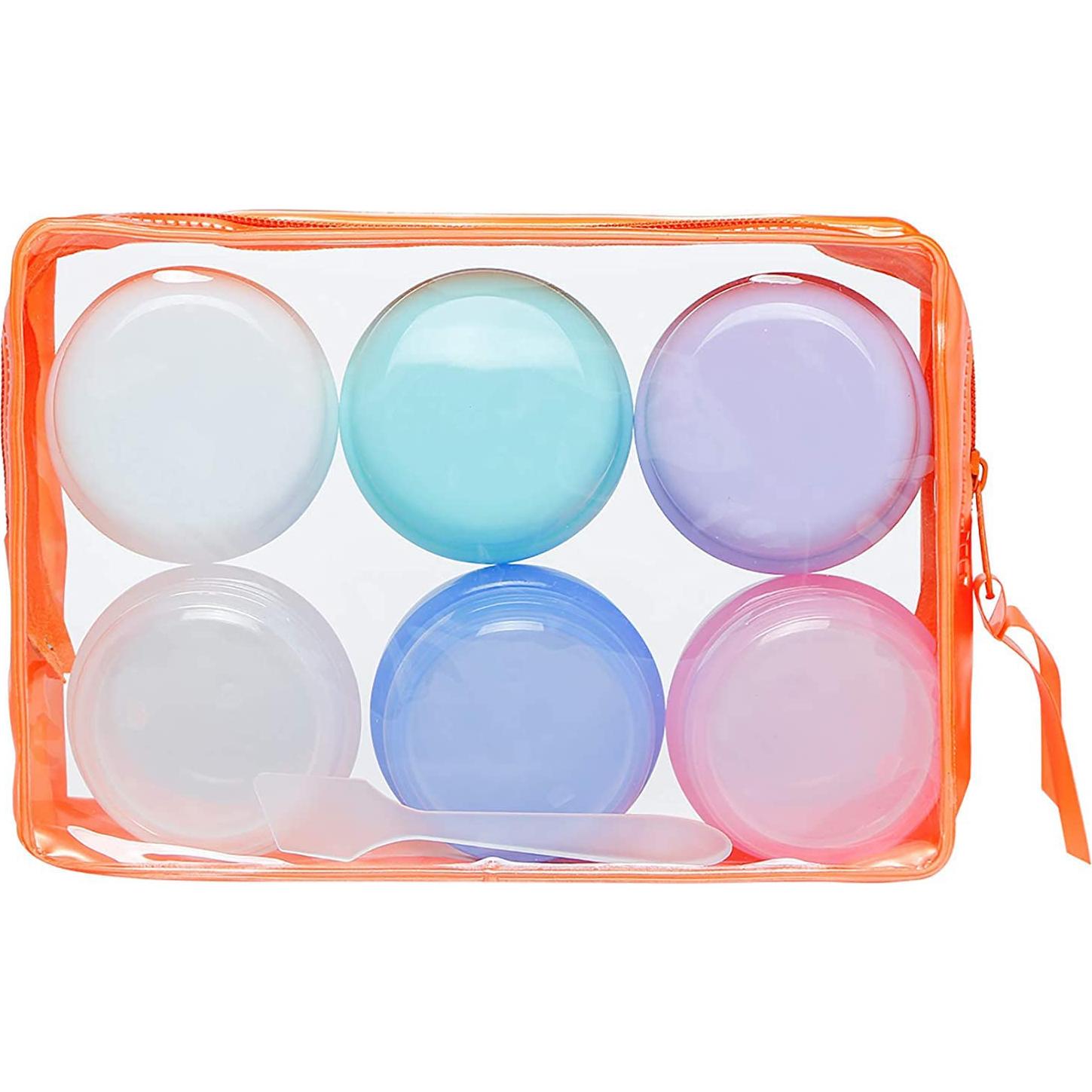 Contenedores de Aseo de Viaje VEAIDE 30 ml 6 Piezas a Prueba de Fugas