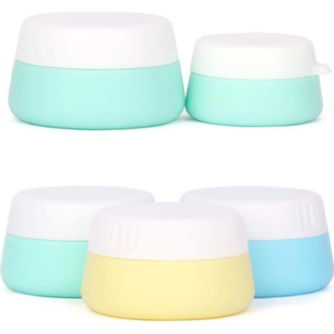 FantasyDay 3 Contenedores de Silicona 10ml para Cosméticos