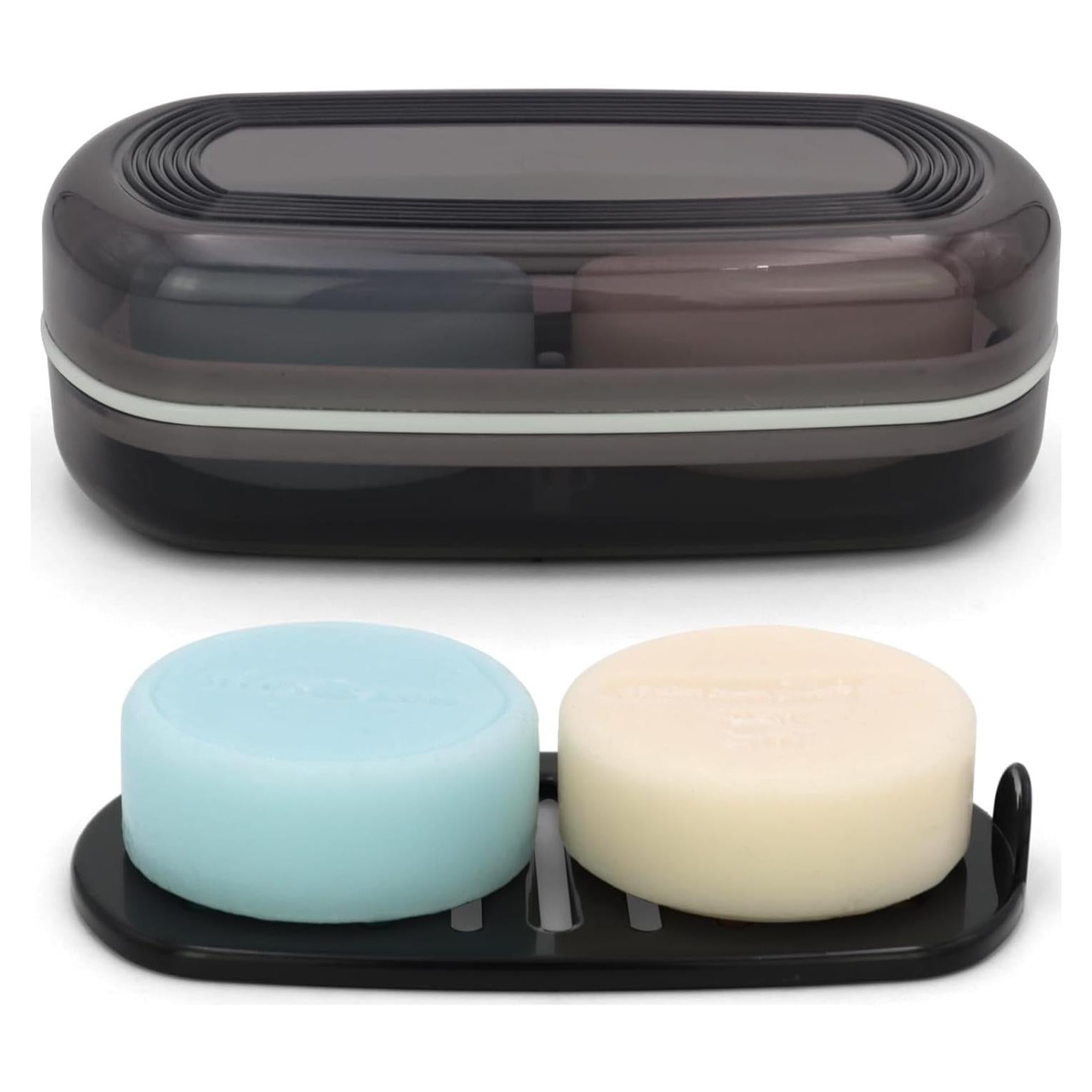 Estuche de viaje para champú en barra AIMAIAIMAI - Negro