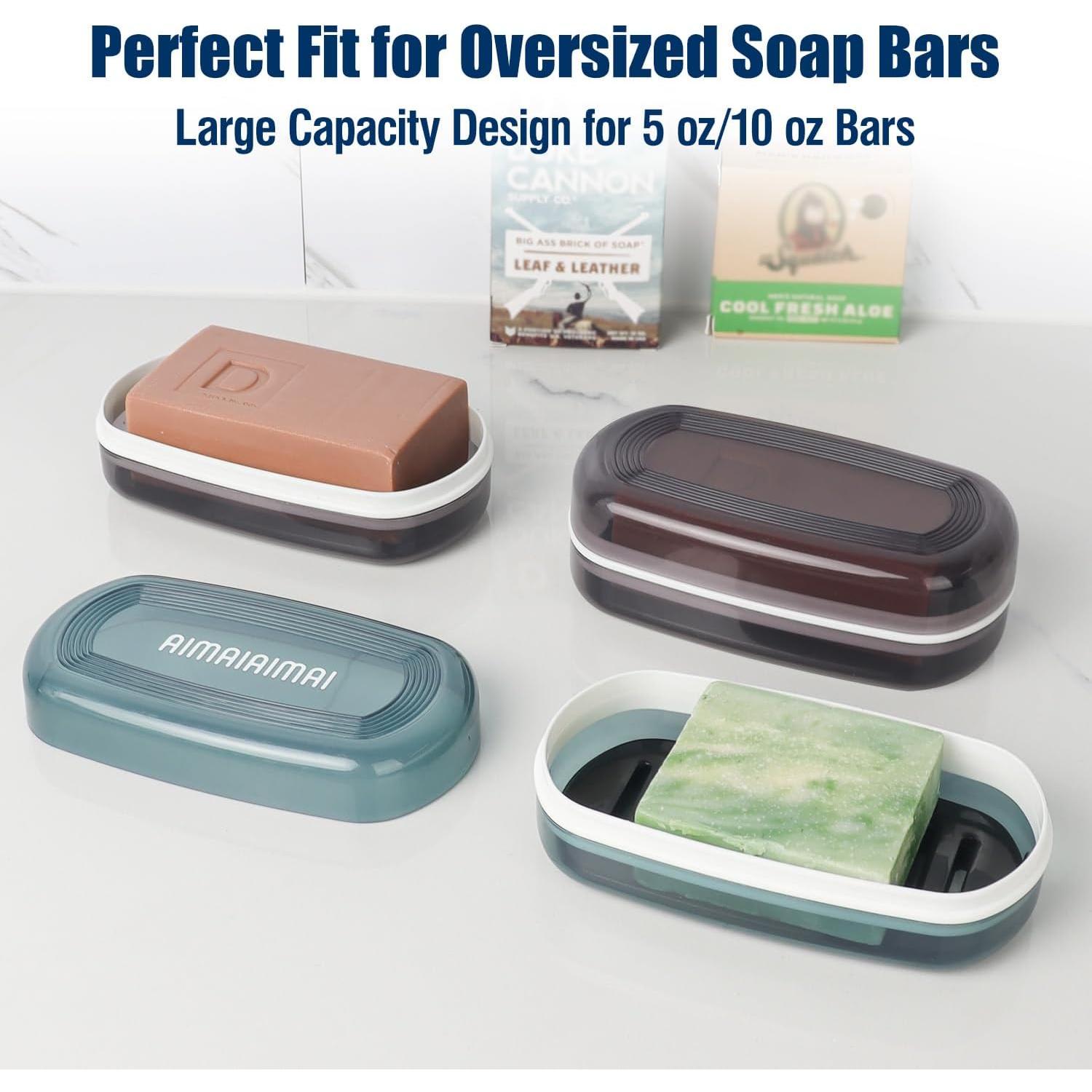 Estuche de viaje para champú en barra AIMAIAIMAI - Negro