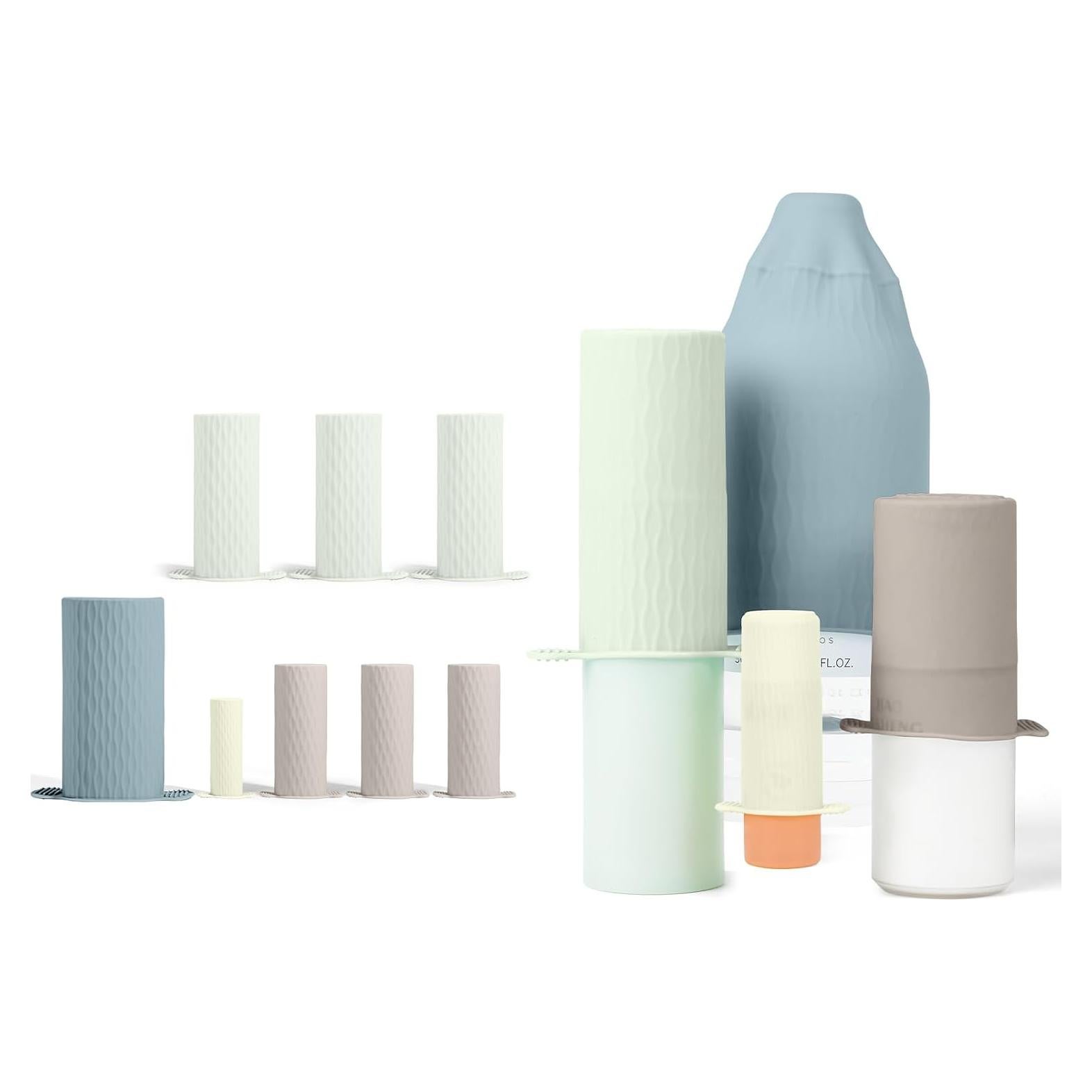 Fundas de Silicona a Prueba de Fugas Mrsdry 8pcs Viaje