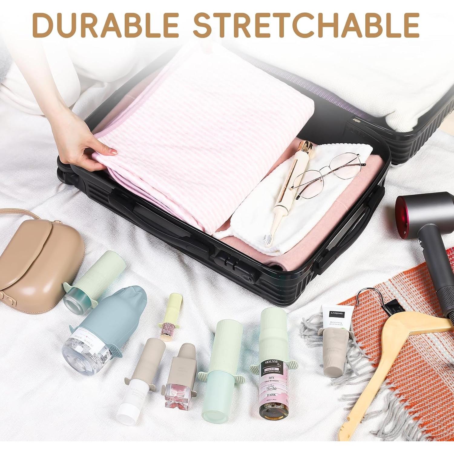 Fundas de Silicona a Prueba de Fugas Mrsdry 8pcs Viaje