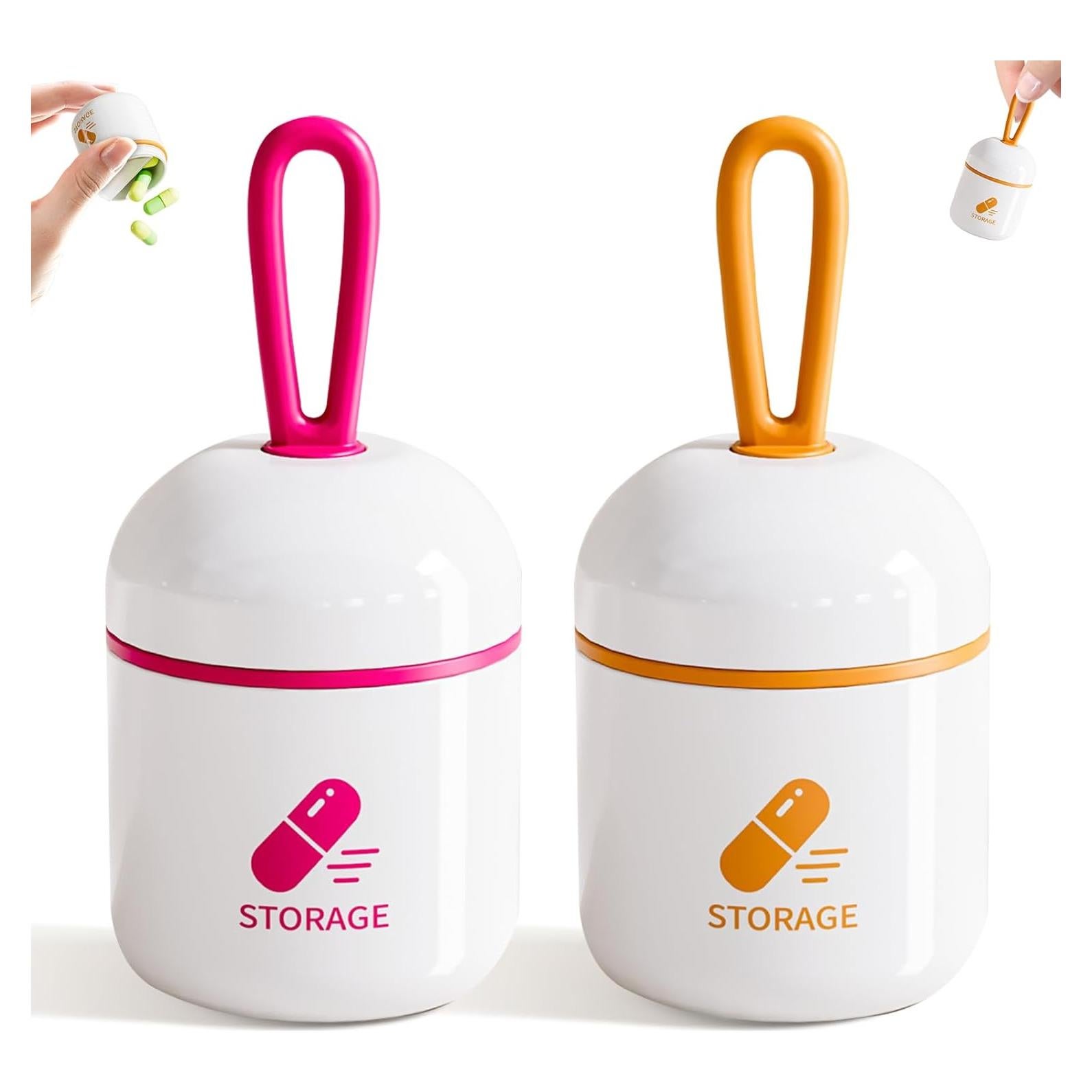 Porta píldoras llavero ONTERATE 3.56x4.70cm a prueba de humedad