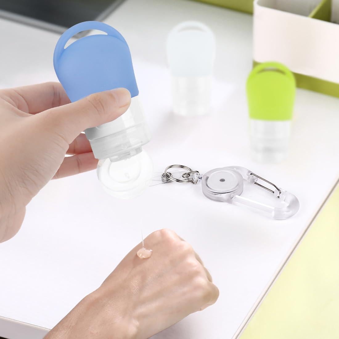 Conjunto de Botellas de Silicona Portátiles Linkidea 38.4 ml x 3