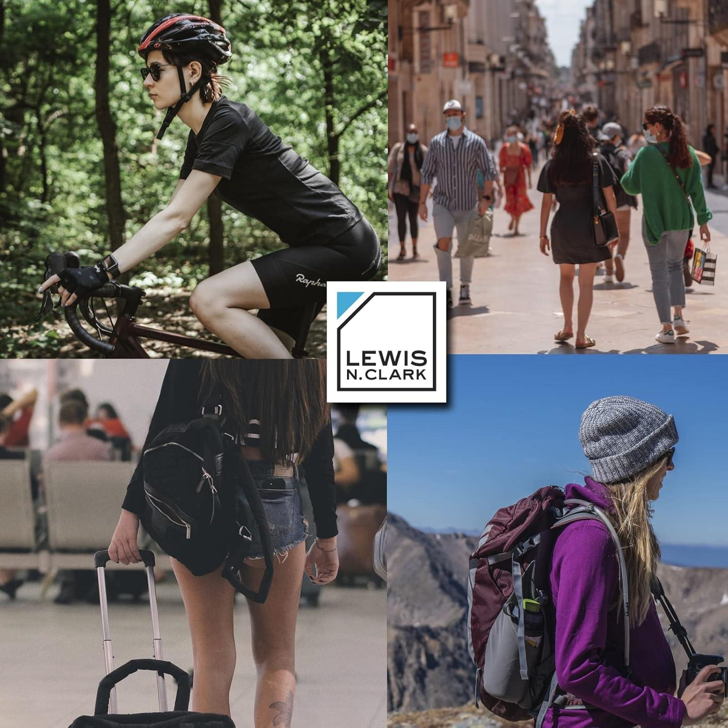 Candado de Combinación Reajustable Lewis N. Clark TSA Negro