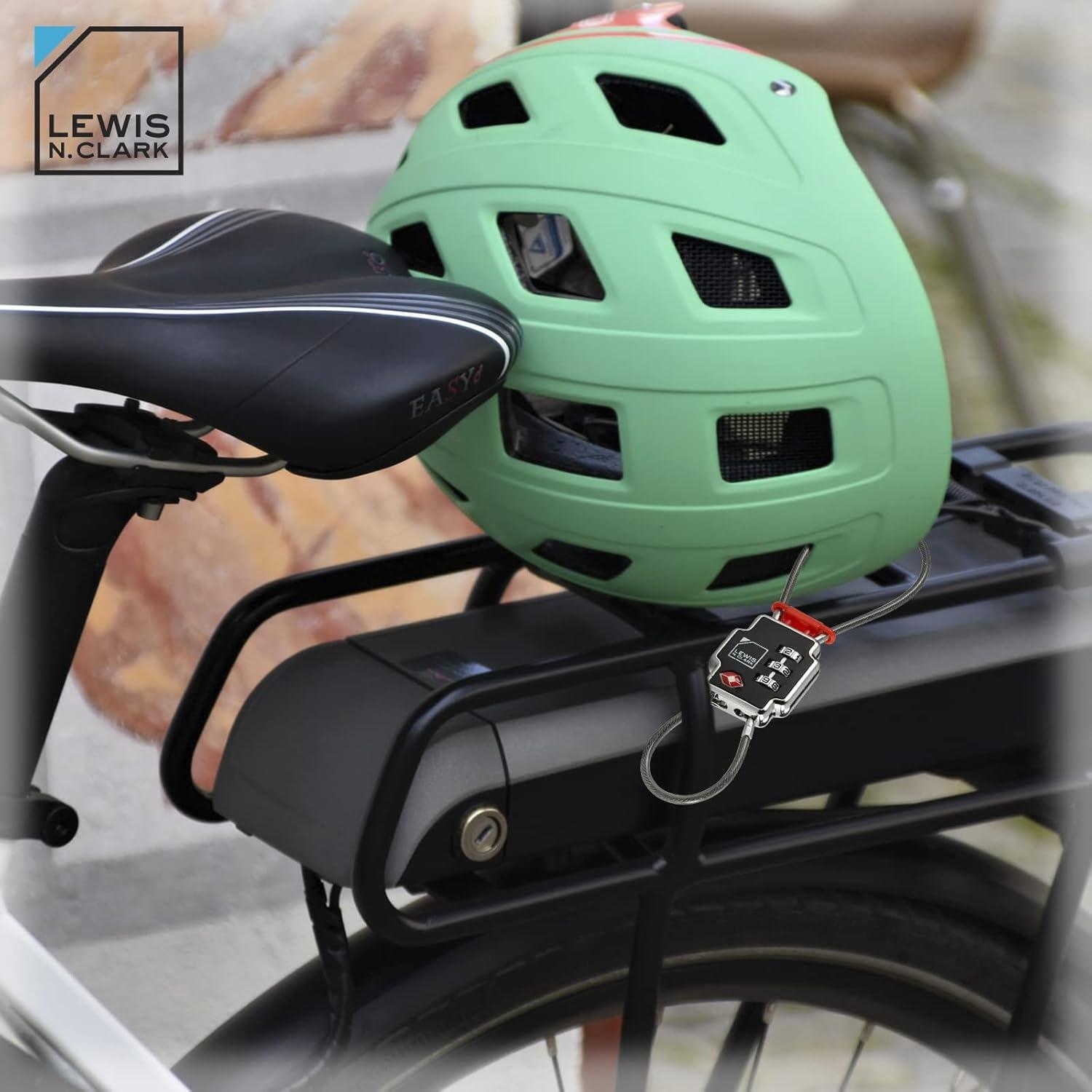 Candado de Combinación Reajustable Lewis N. Clark TSA Negro