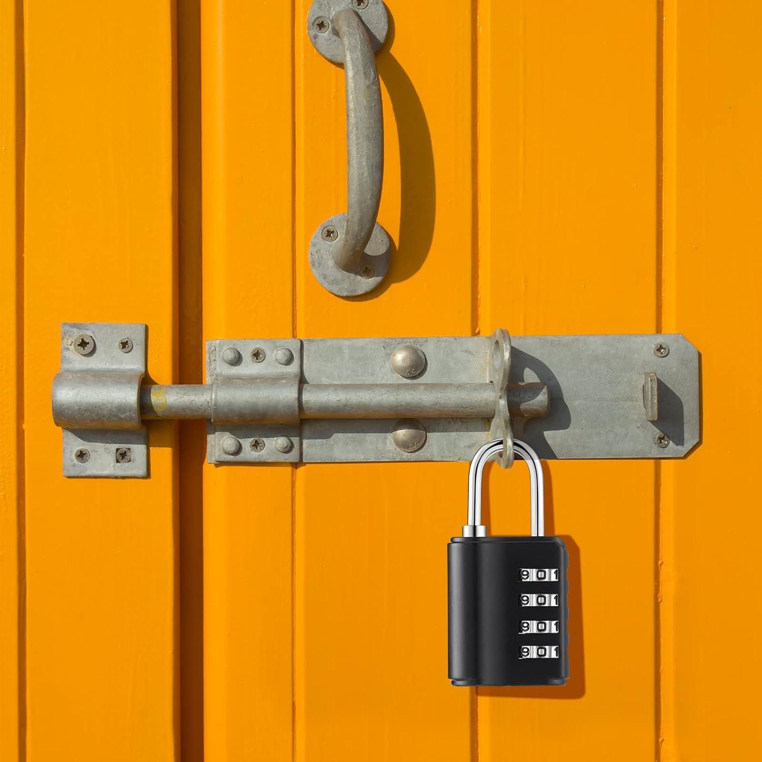 Candado de Combinación Kenning 10 Pcs 4 Dígitos Reajustable