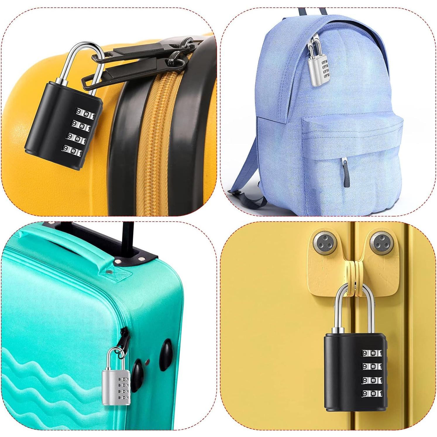 Candado de Combinación Kenning 10 Pcs 4 Dígitos Reajustable