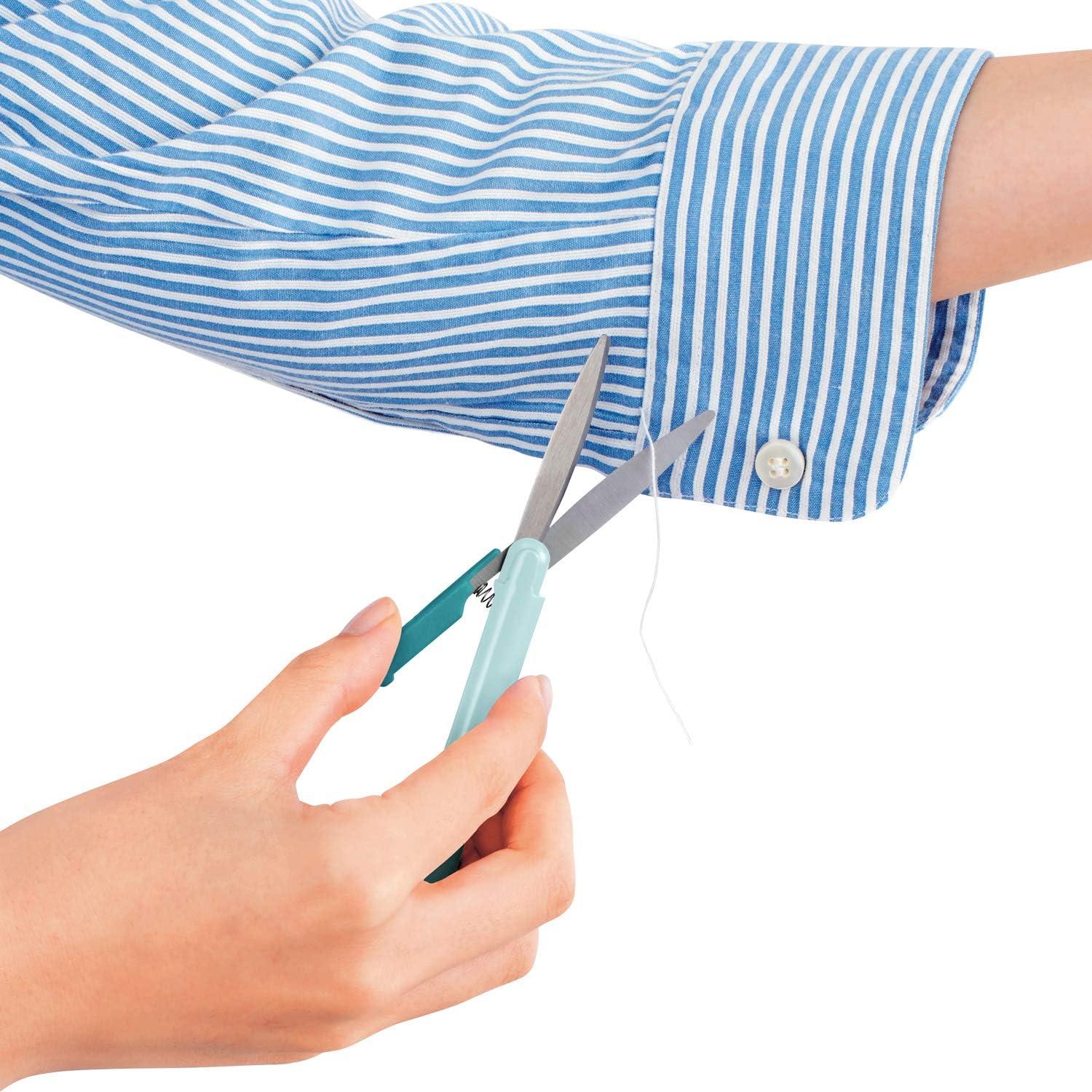 Tijeras Twiggy Compactas TSA PLUS Turquesa Antiadherentes