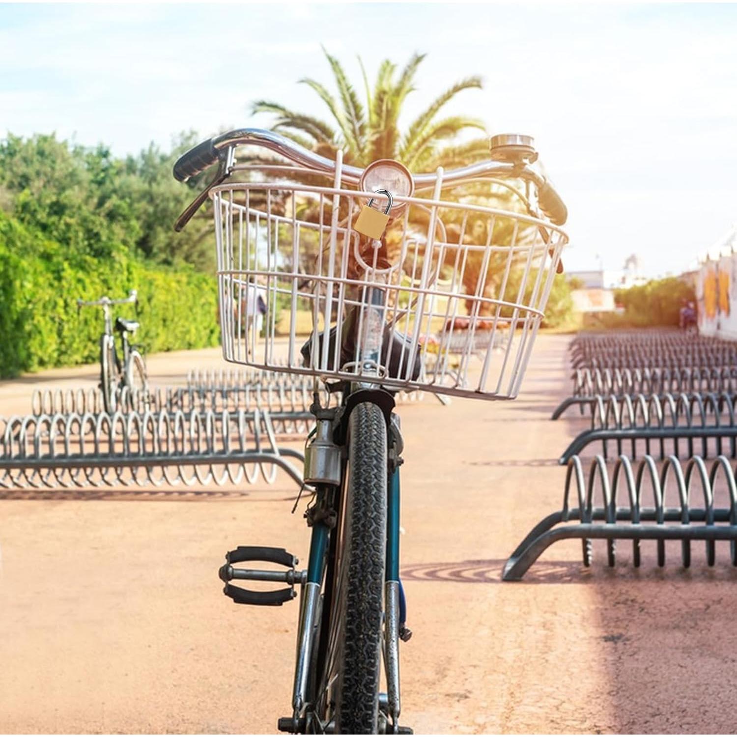 Paquete de 12 candados de bronce antiguo HexinYigjly 20mm