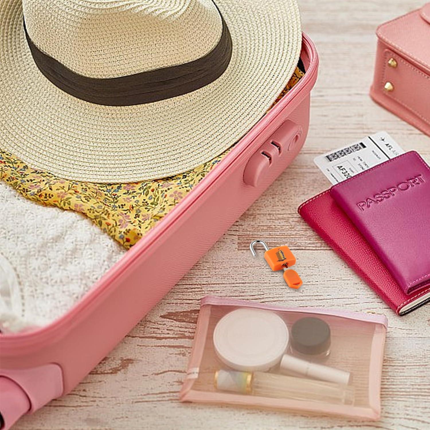 Candados de Equipaje Mini KL KALOO 4PCS con Llave - Colores Brillantes