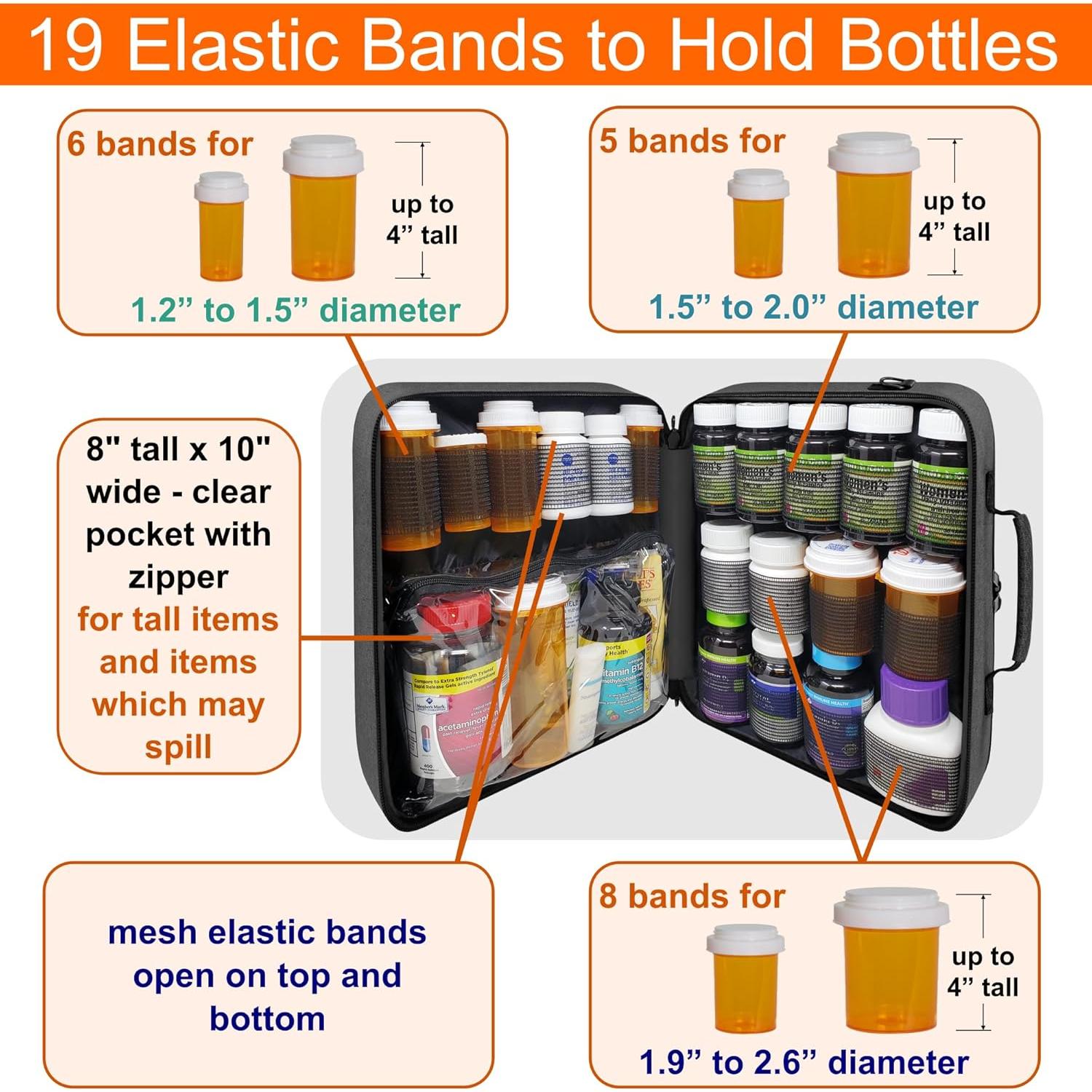 Organizador de Medicamentos StarPlus2 Extra Grande con Candado