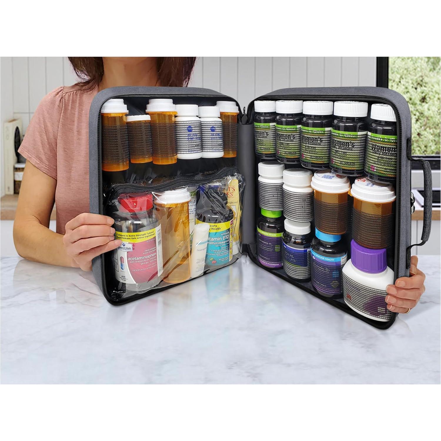 Organizador de Medicamentos StarPlus2 Extra Grande con Candado