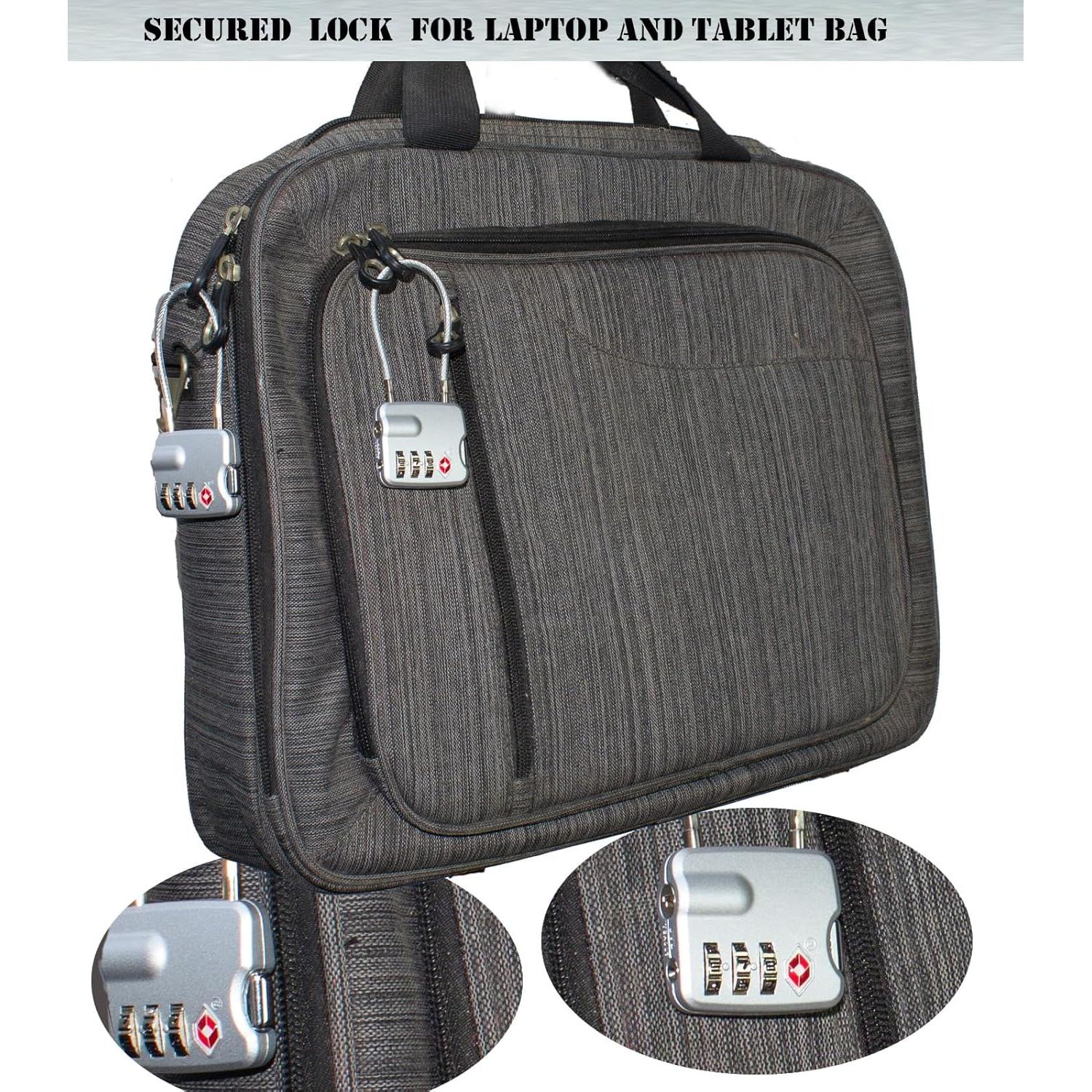 Paquete de 4 Candados TSA ZYAPA de Combinación para Equipaje