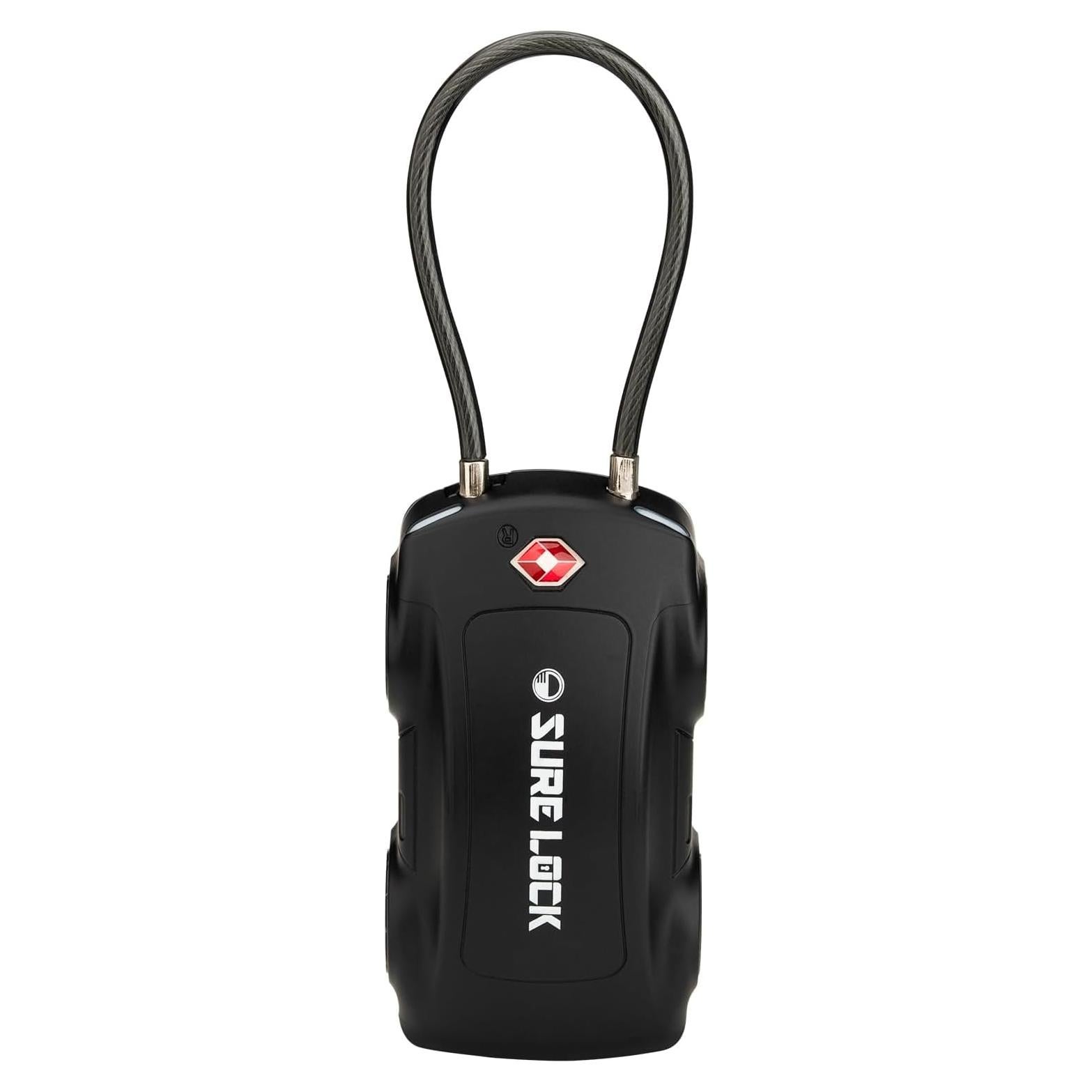 Candado de Equipaje TSA Sure Lock en Forma de Coche Negro