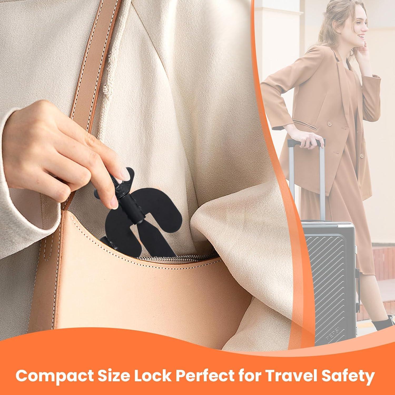 Cerradura Portátil WINCHY de Acero Inoxidable para Viajes