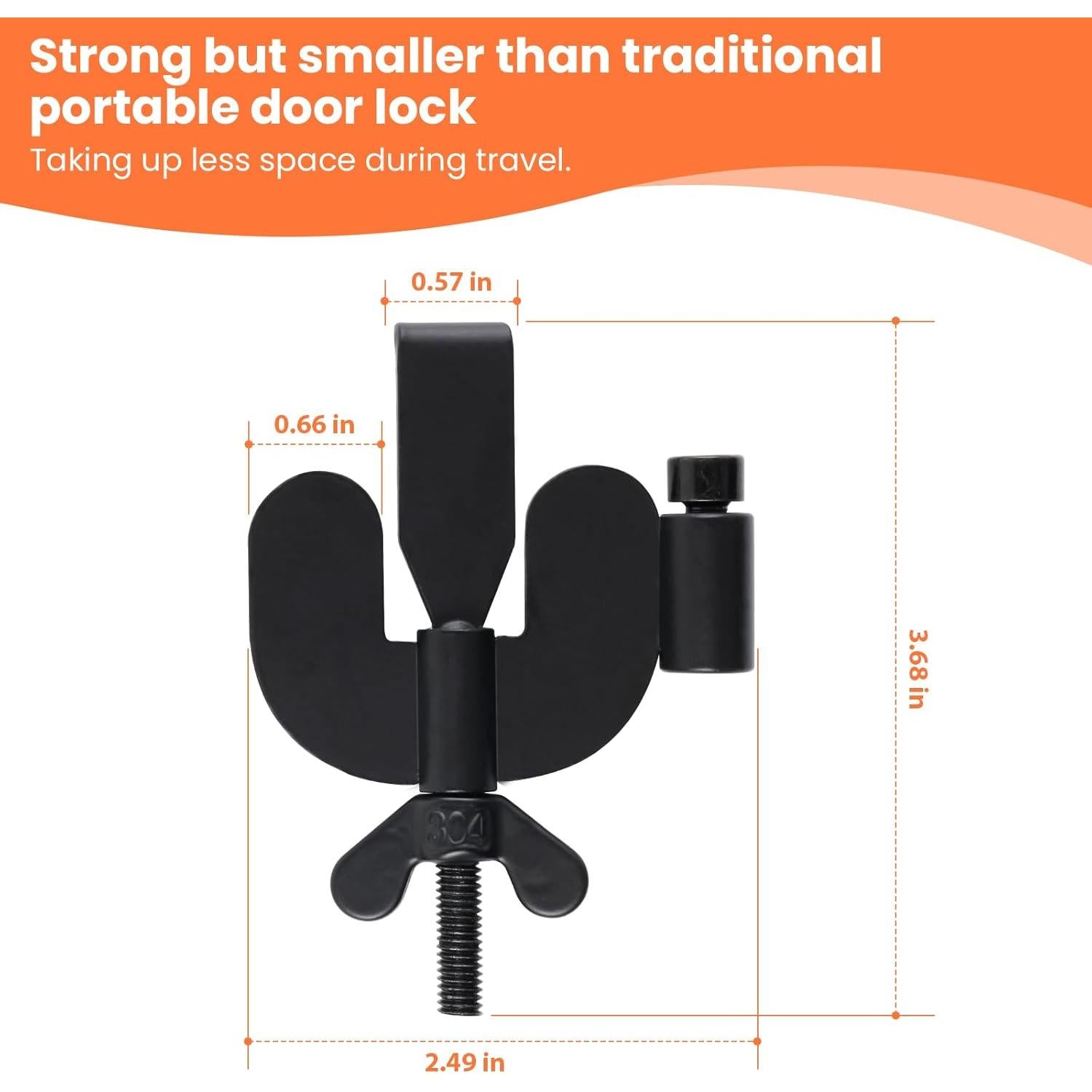 Cerradura Portátil WINCHY de Acero Inoxidable para Viajes