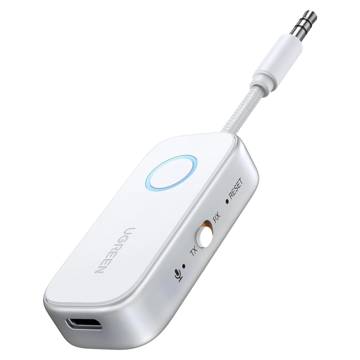 Transmisor Receptor Bluetooth 6.0 UGREEN 2 en 1 18h Batería