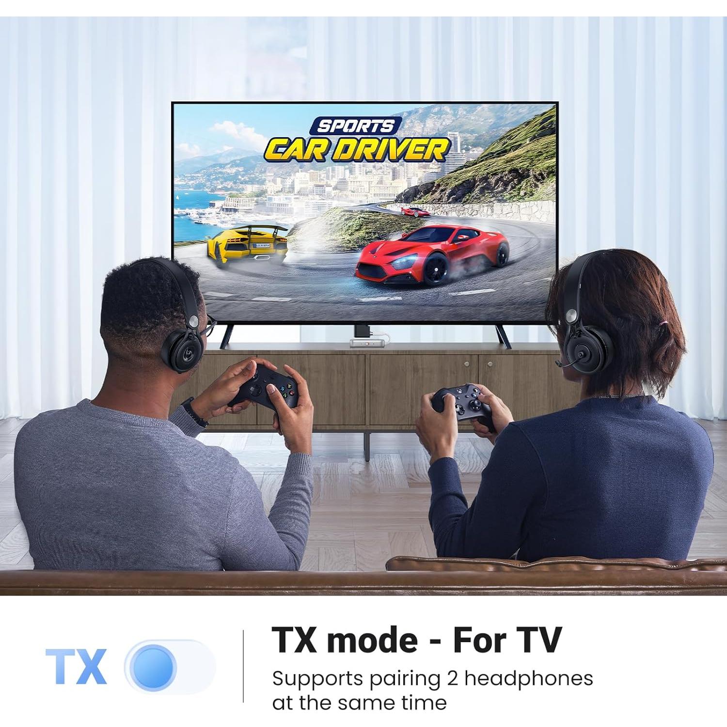 Transmisor Receptor Bluetooth 6.0 UGREEN 2 en 1 18h Batería