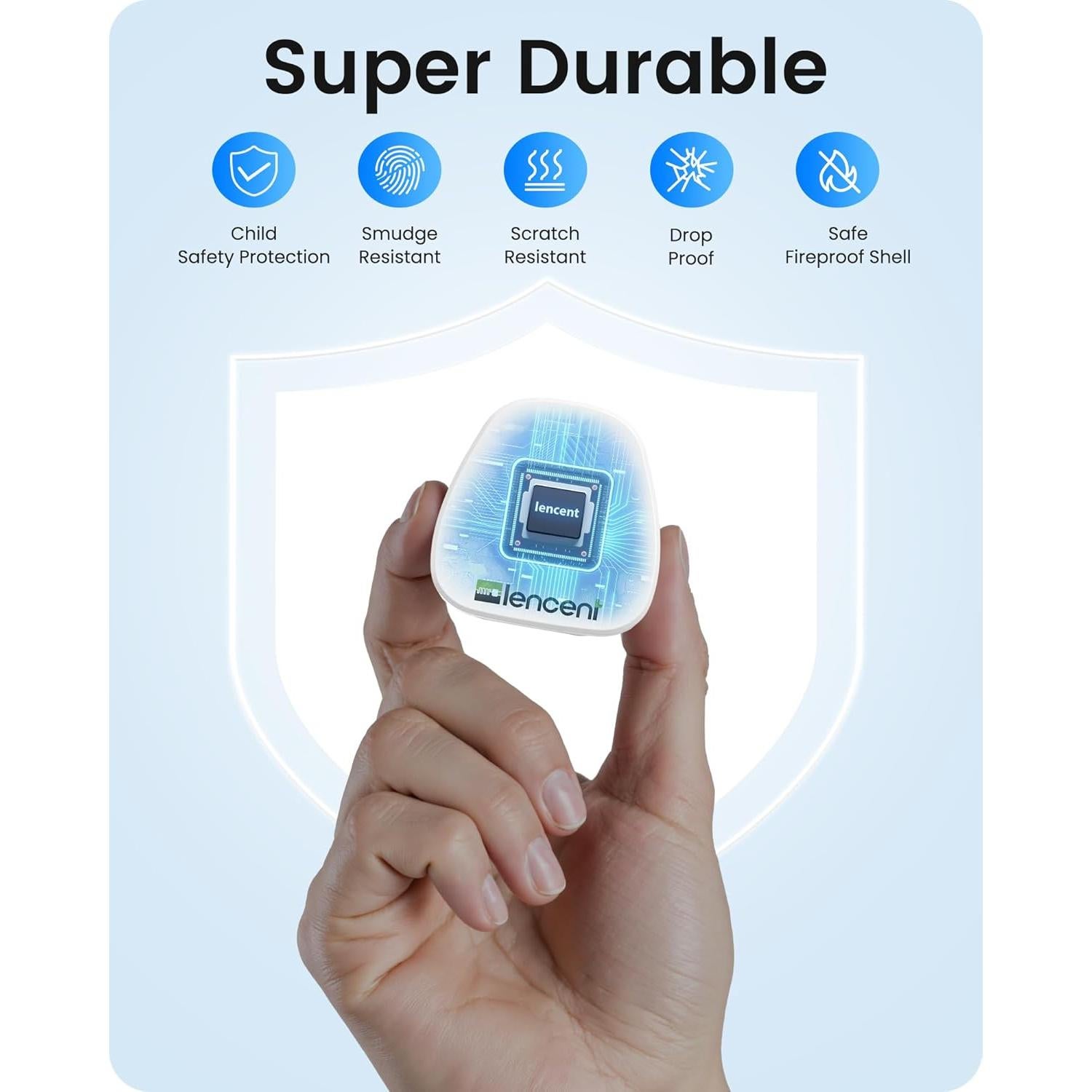 Adaptador de viaje LENCENT Tipo D y G para Sri Lanka y Maldivas